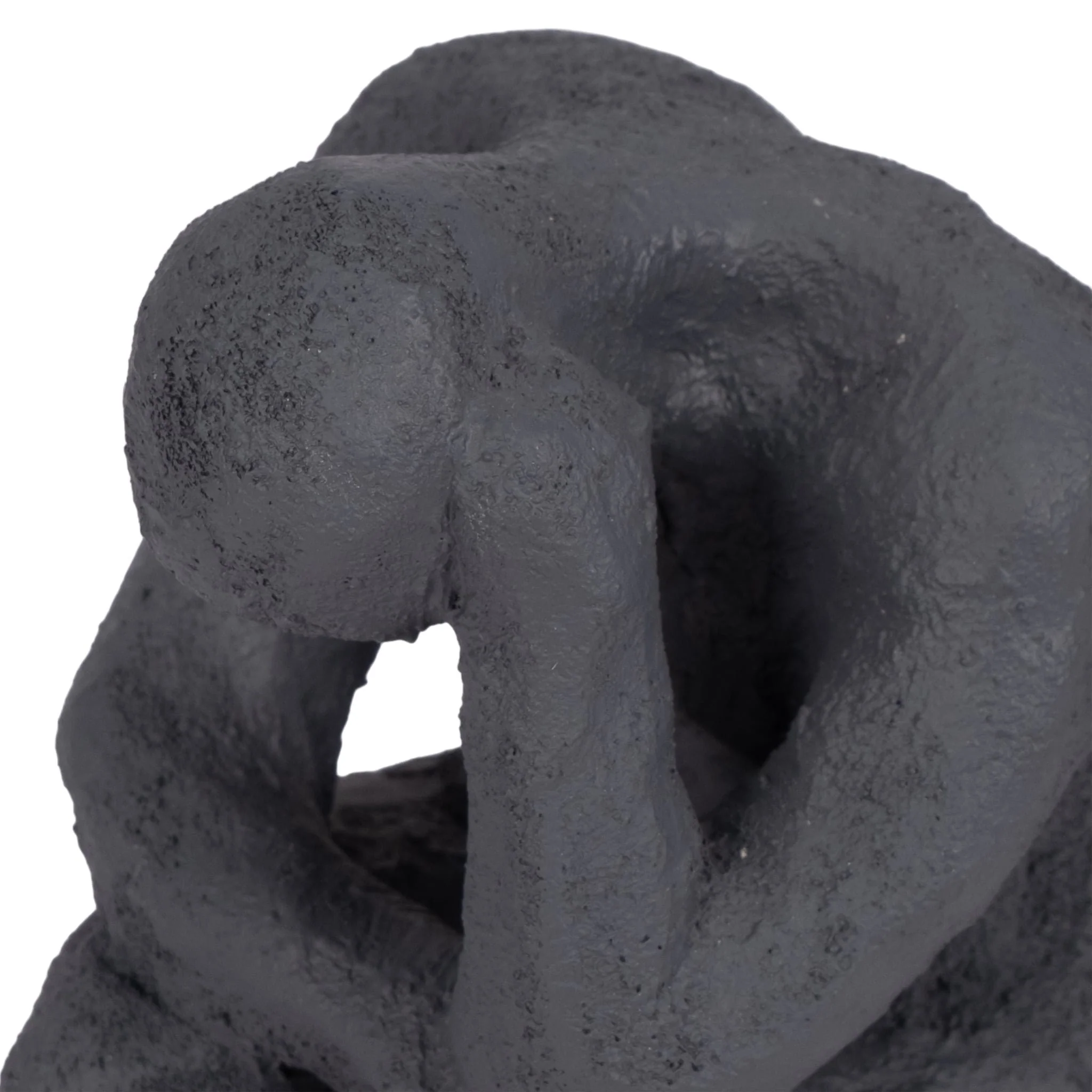 S/2 7" Thinking Man Bookends, Charcoal - Image 4