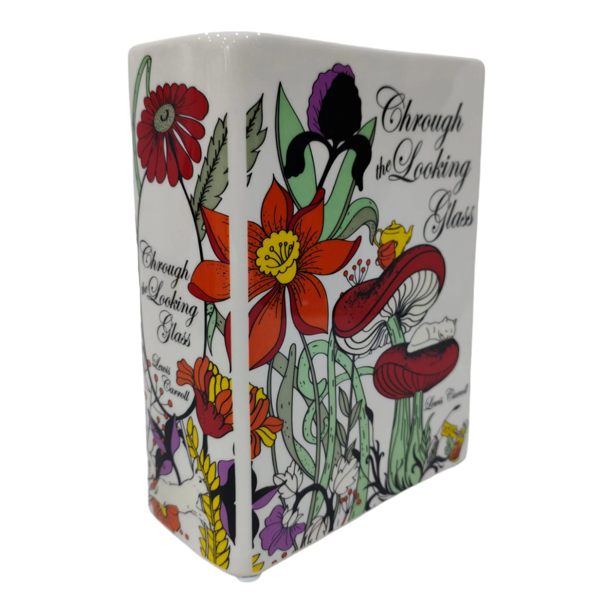 S/2 8x6" Book Vase, Multi - Image 4