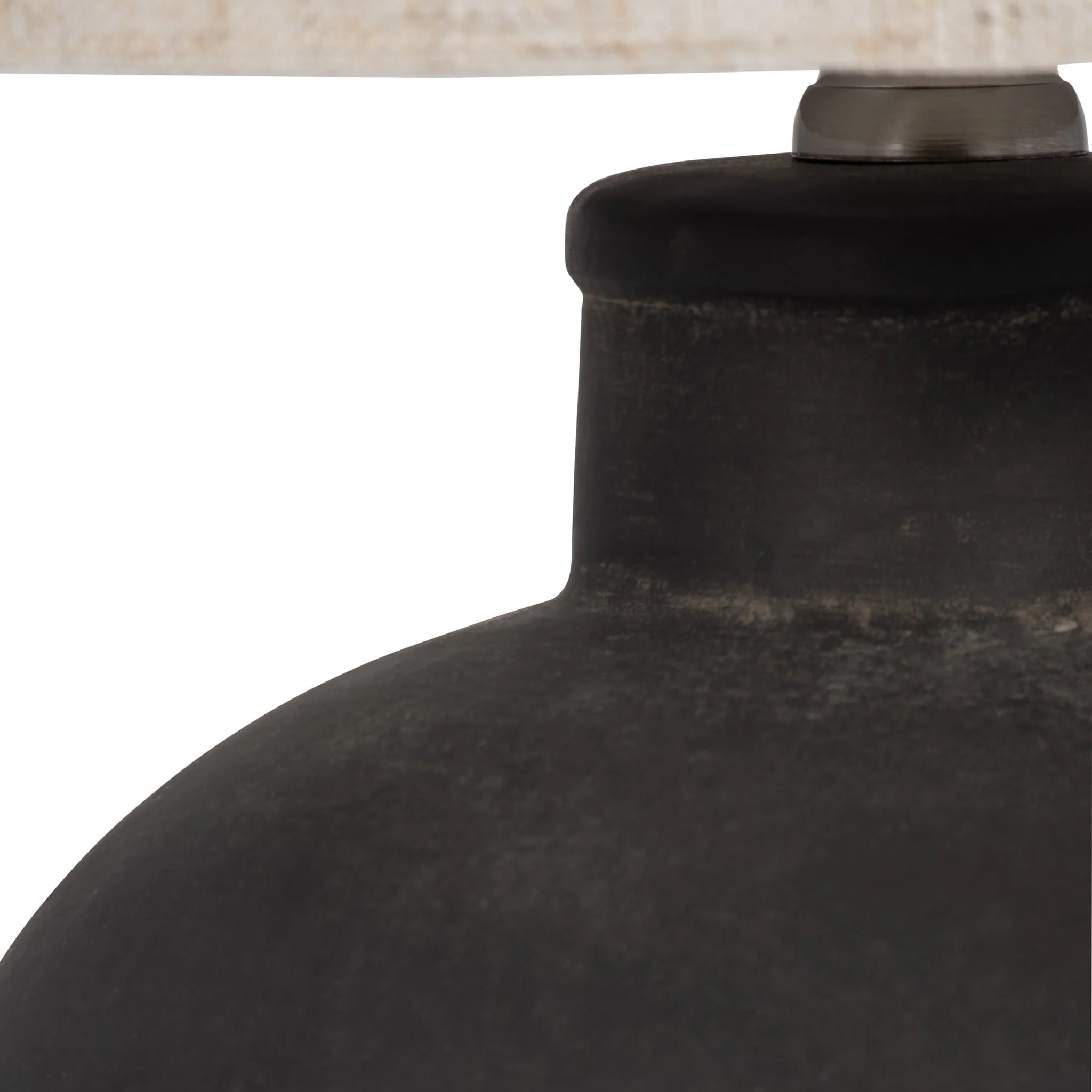 S/2 Ceramic 18" Table Lamp, Dk Gray - Image 3