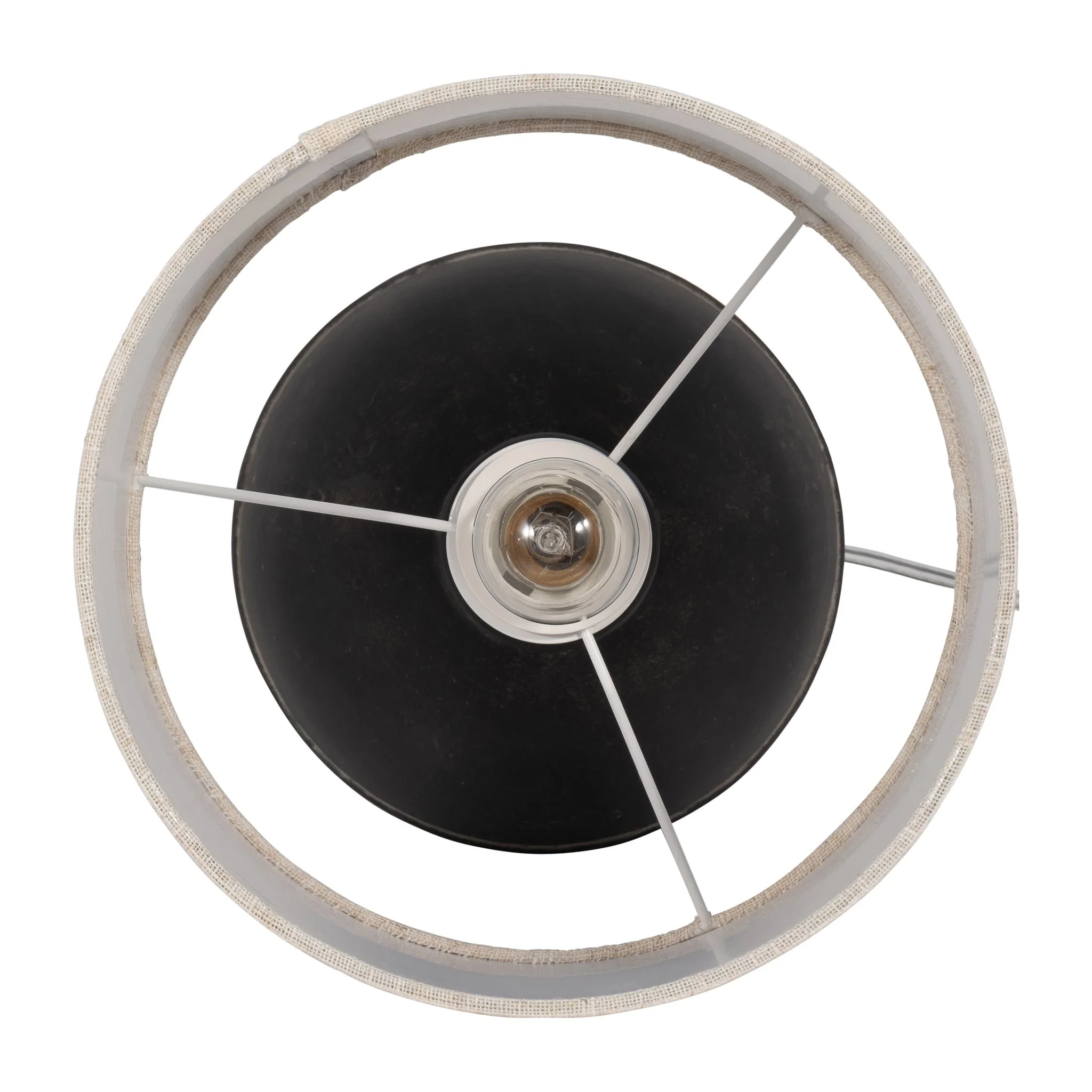 S/2 Ceramic 18" Table Lamp, Dk Gray - Image 5