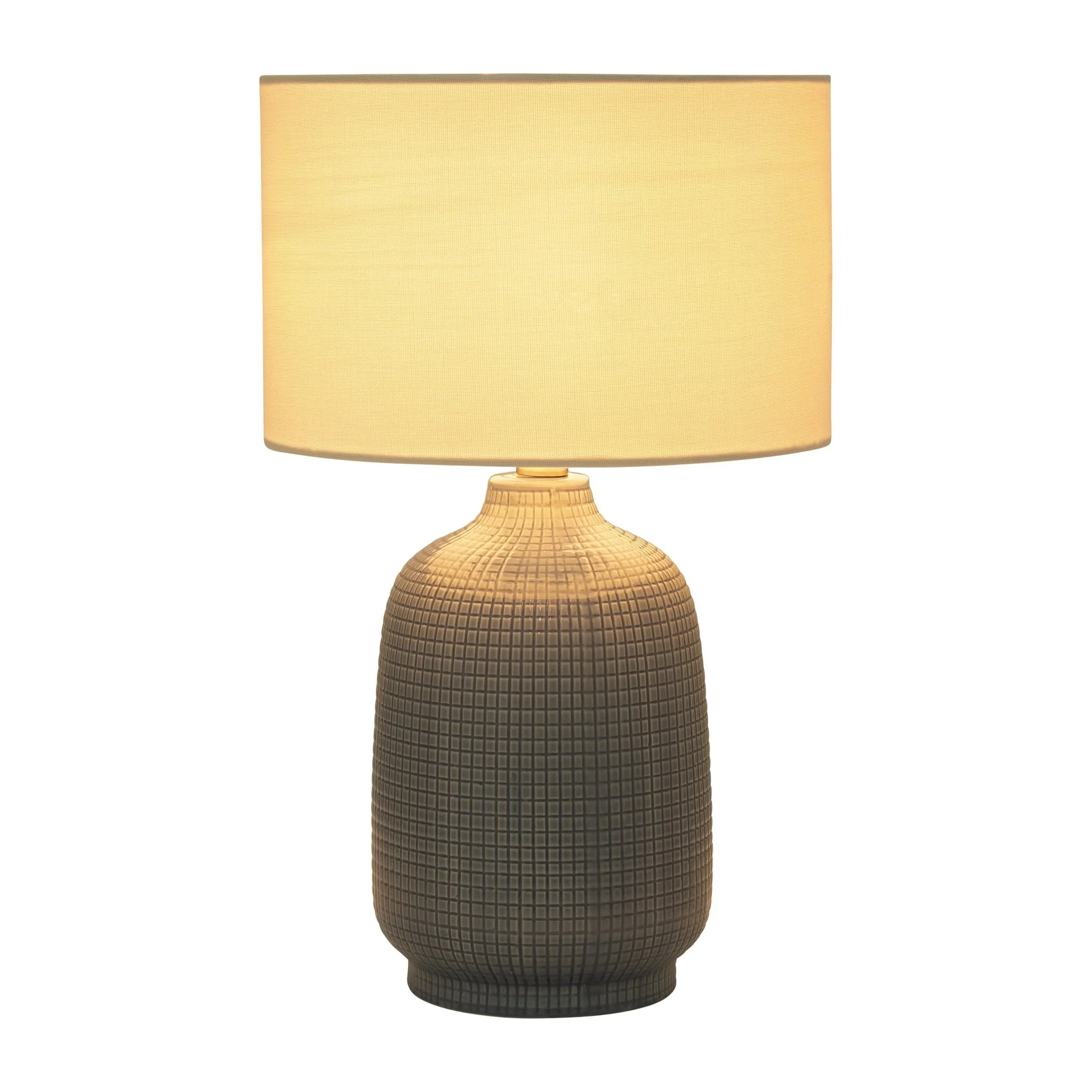 S/2 Ceramic 19" Table Lamp, Lt Blue - Image 3