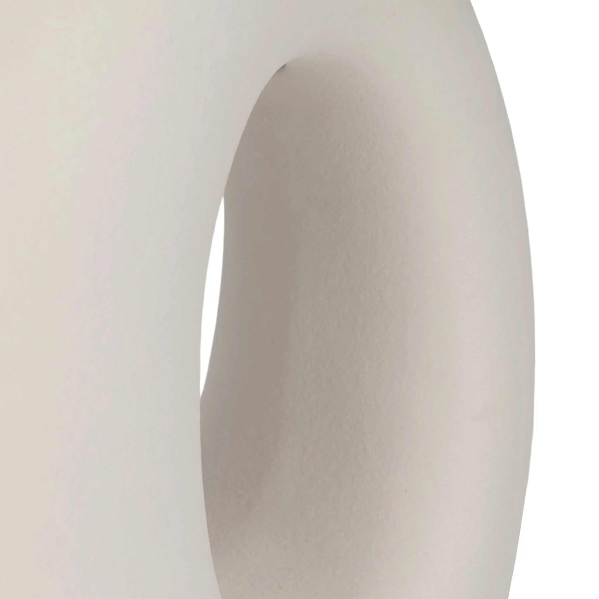 S/2 Ceramic 23" Open Cut Out Table Lamp, White/tan - Image 5