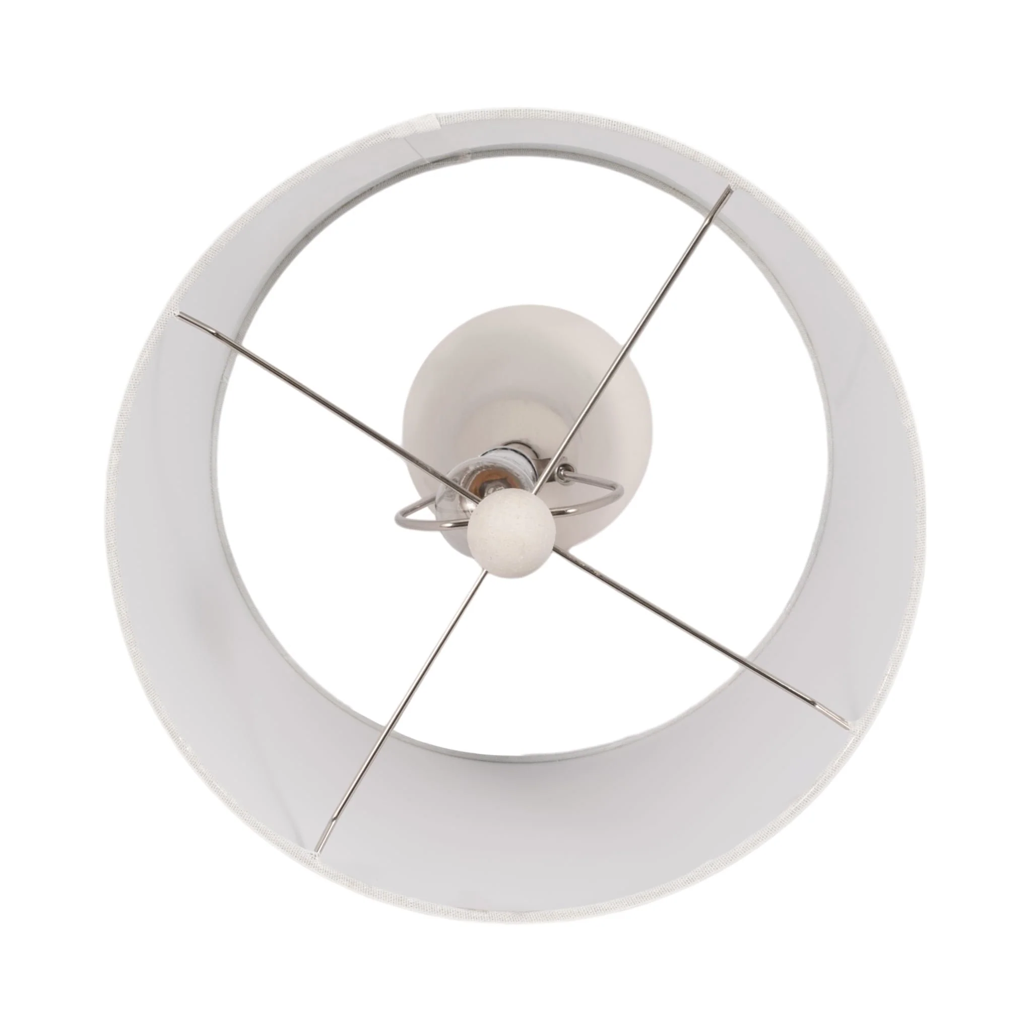 S/2 Ceramic 24" Table Lamp, White - Image 5