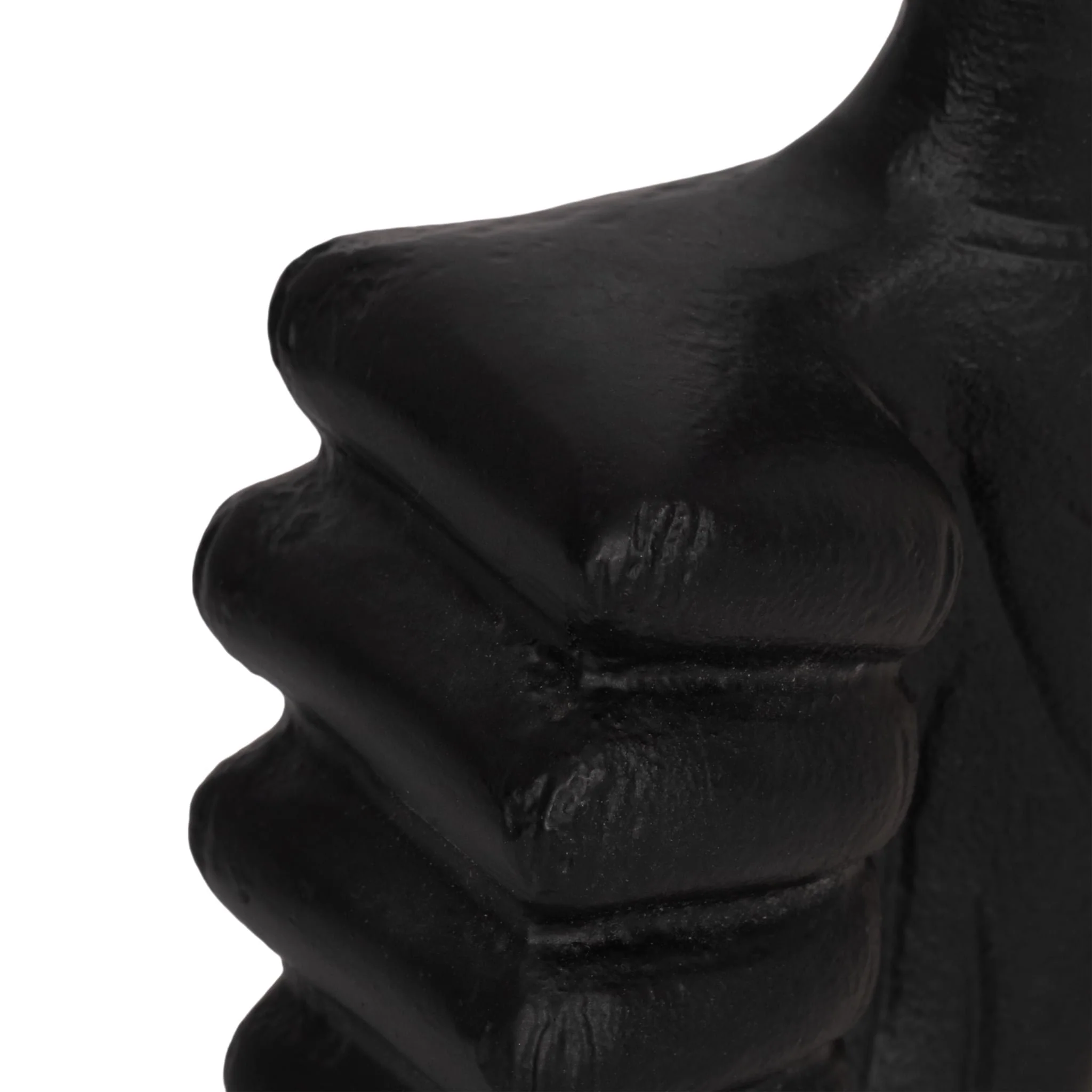 S/2 Hand Sign Bookends, Black - Image 5