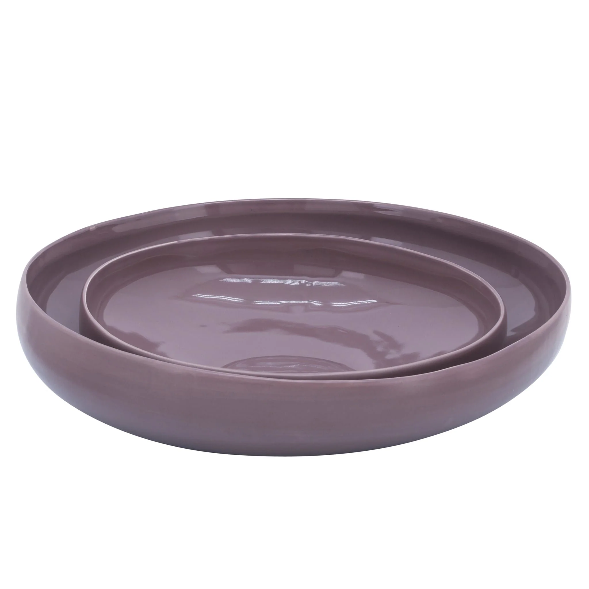 S/2 Organic Bowls 12/15", Lavander - Image 2