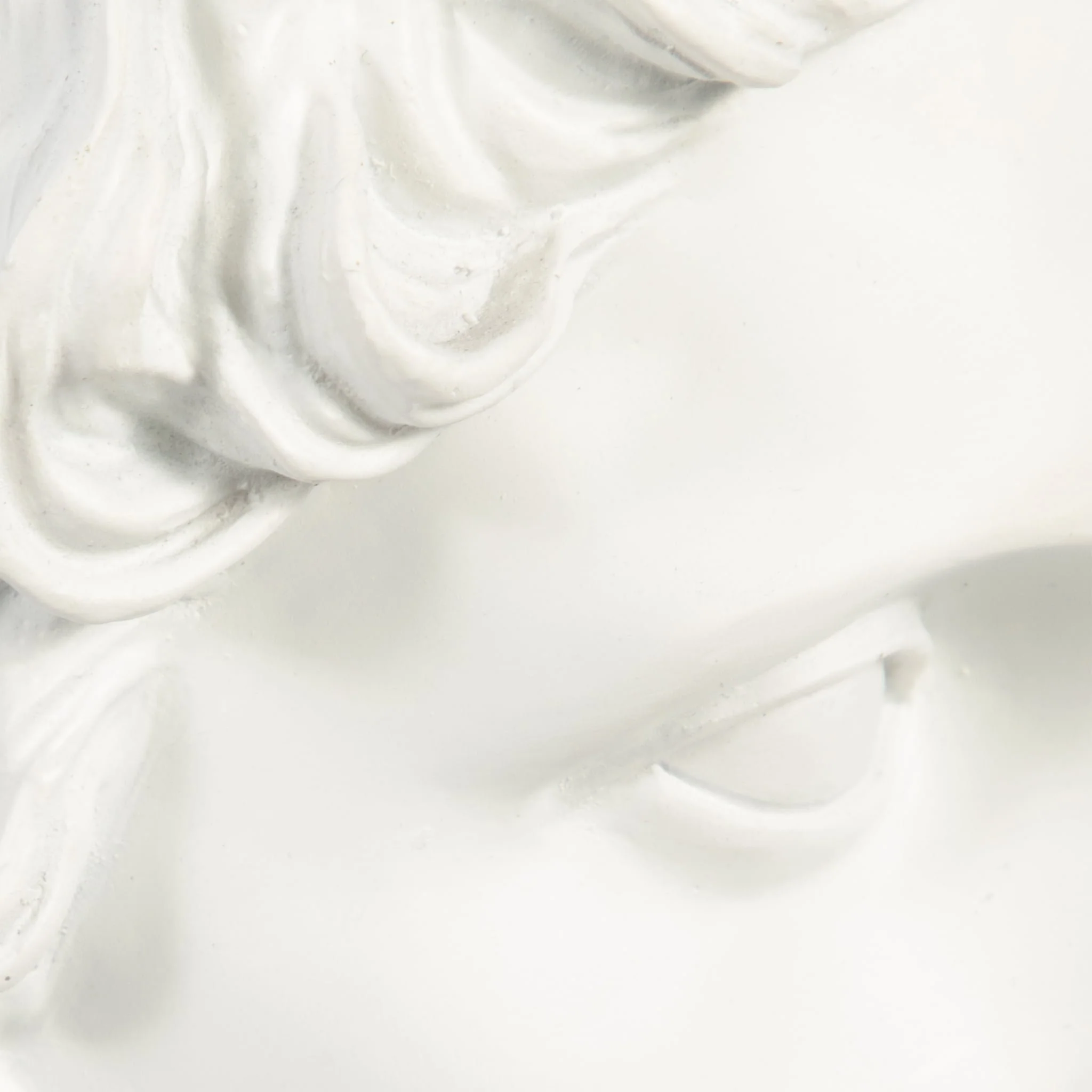 S/2 Resin, 9" Greek Goddess Bookends, White - Image 6