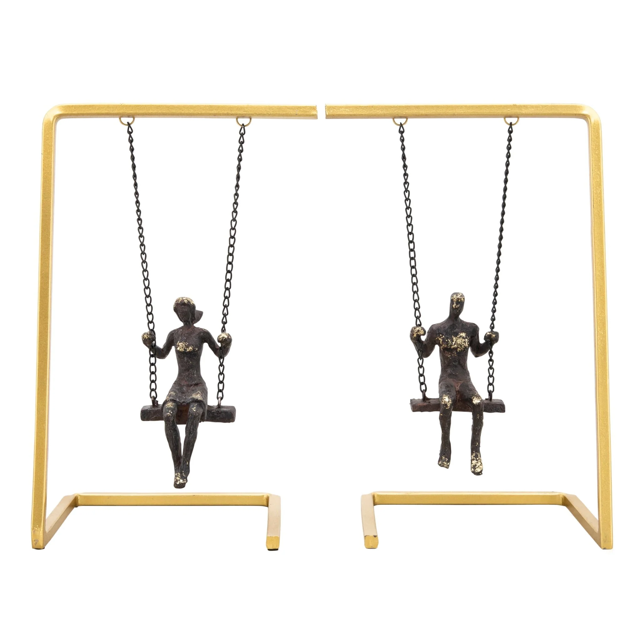 S/2 Swinging People Bookends - Image 2