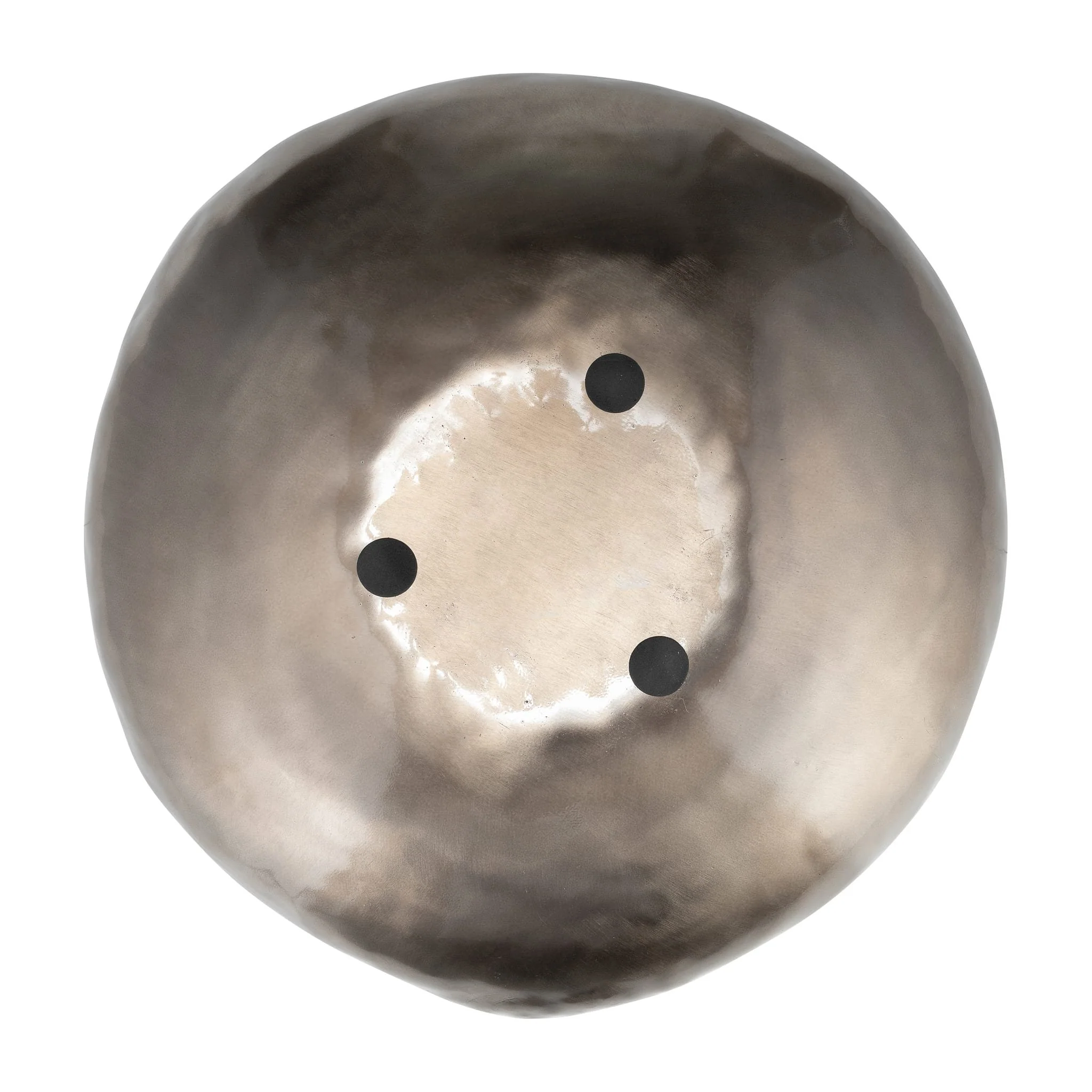 S/3 11/14/17"d Metal, Organic Shaped Bowls, Bronze - Image 6