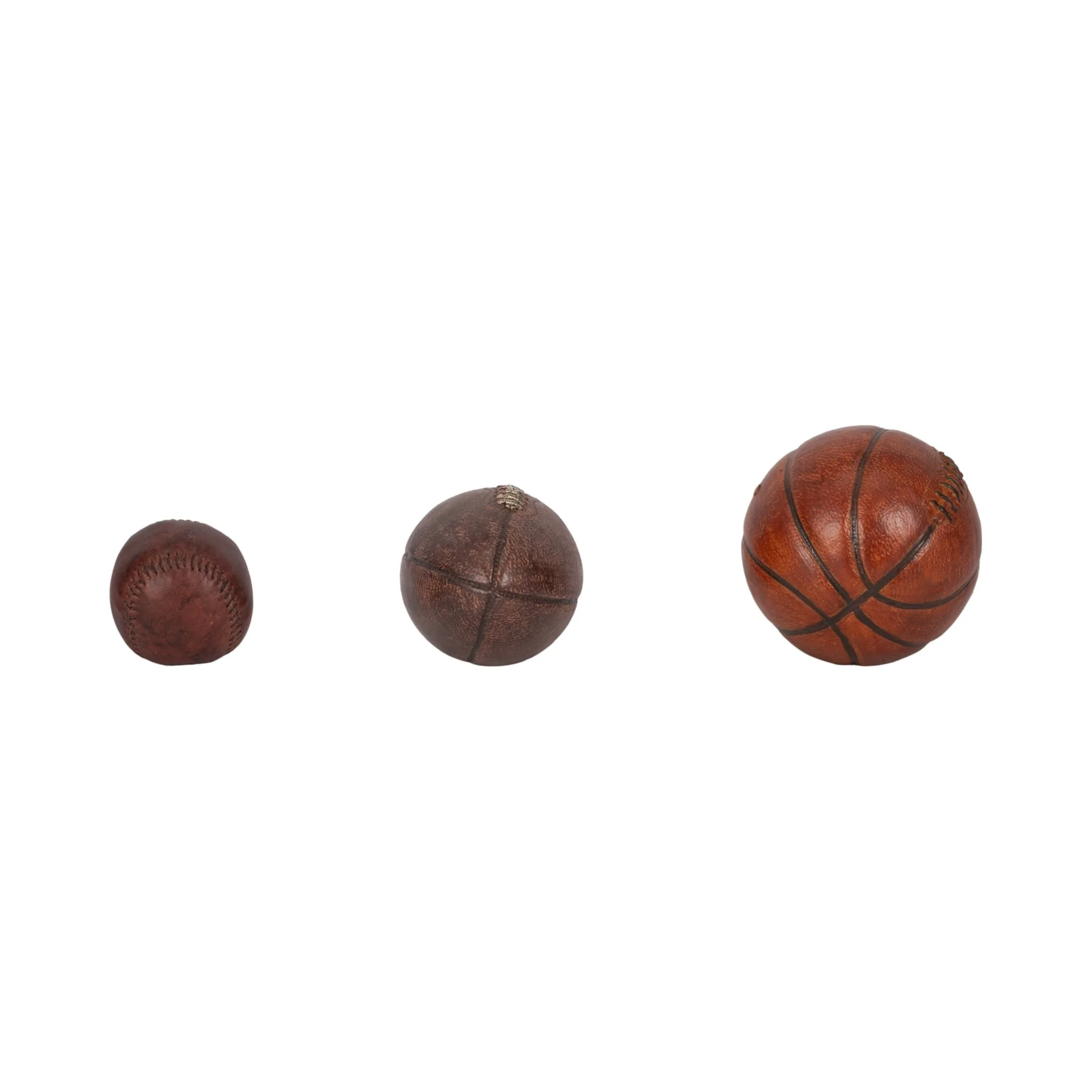 S/3 3/5/6" Sports Ball Objects, Multi - Image 3