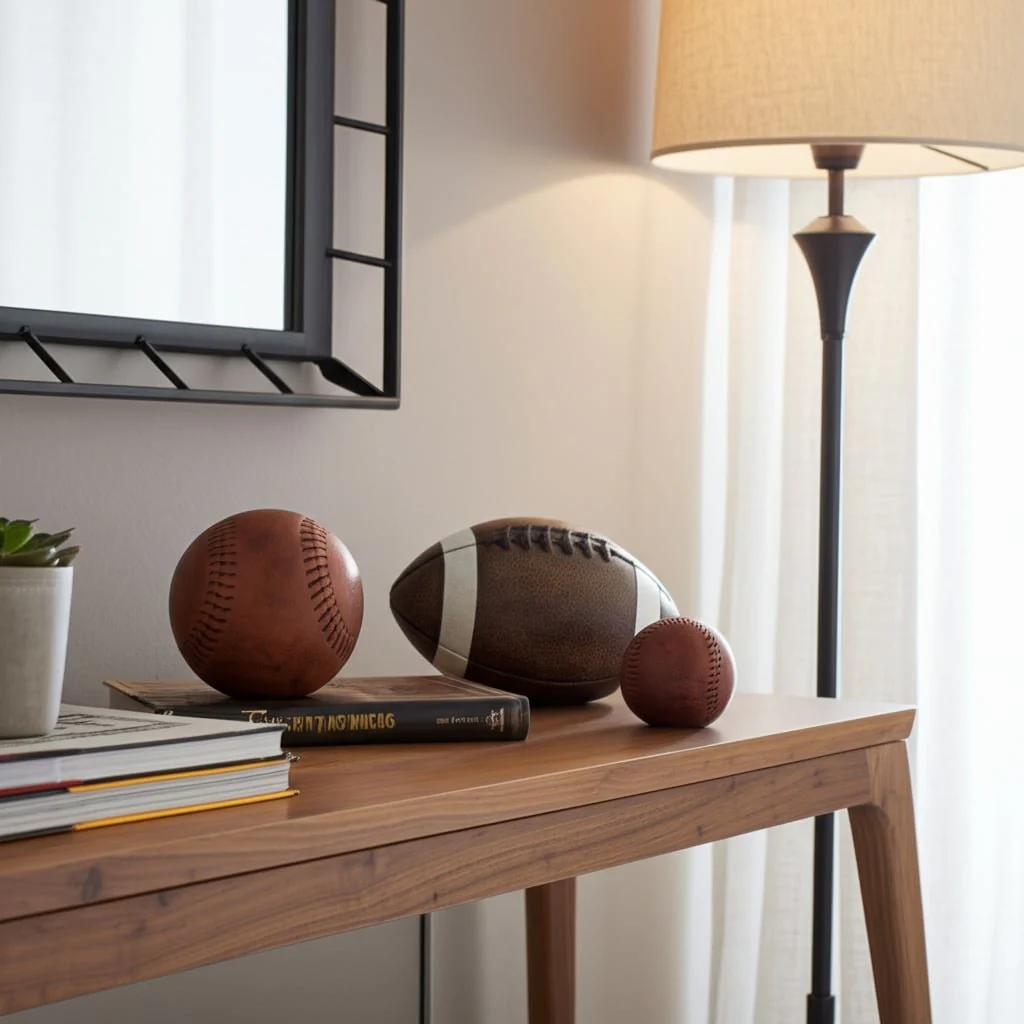S/3 3/5/6" Sports Ball Objects, Multi - Image 8