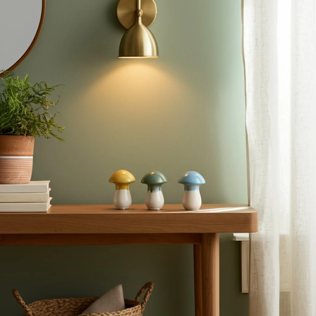S/3,  5" Colorful Top Mushrooms, Multi - Image 10