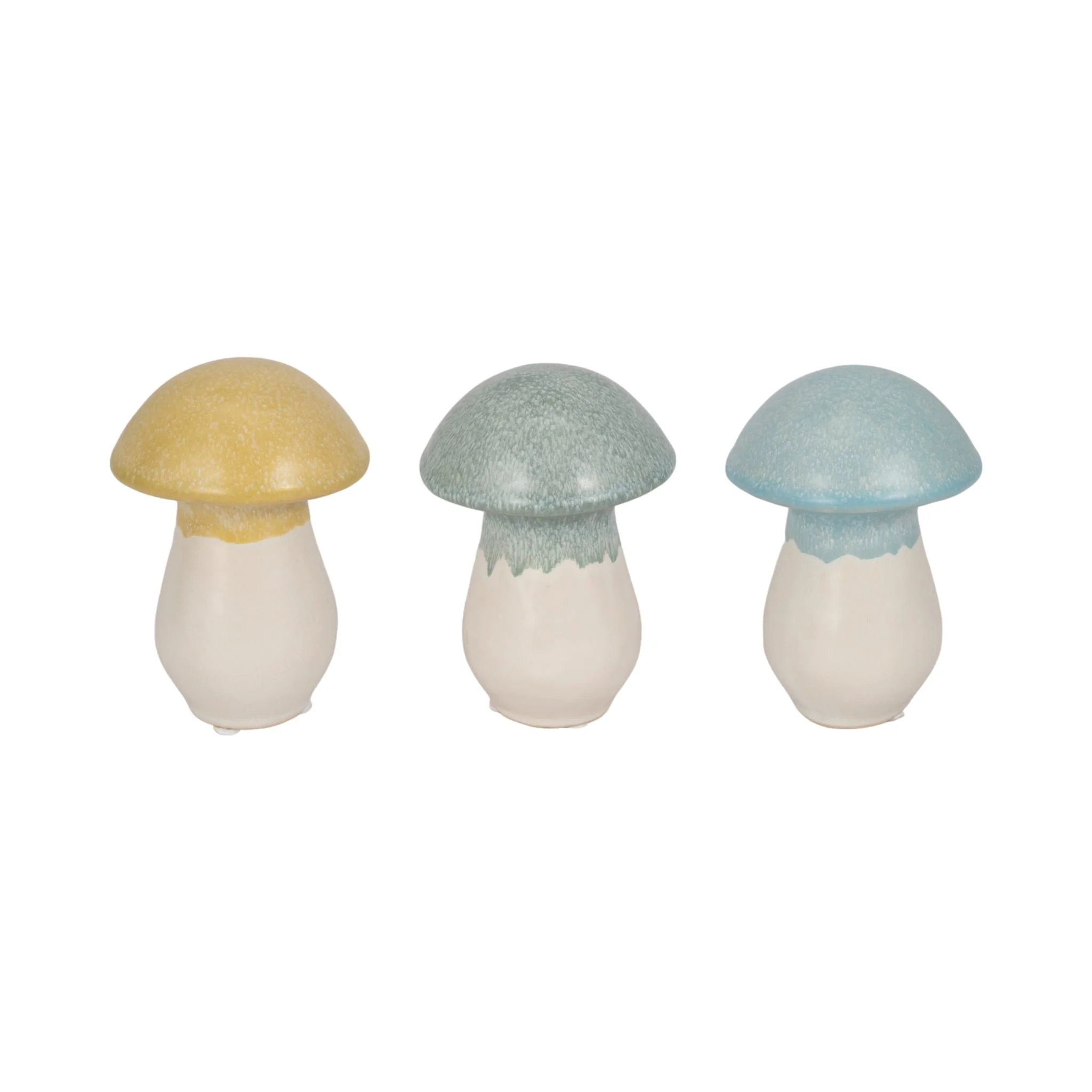 S/3,  5" Colorful Top Mushrooms, Multi - Image 2