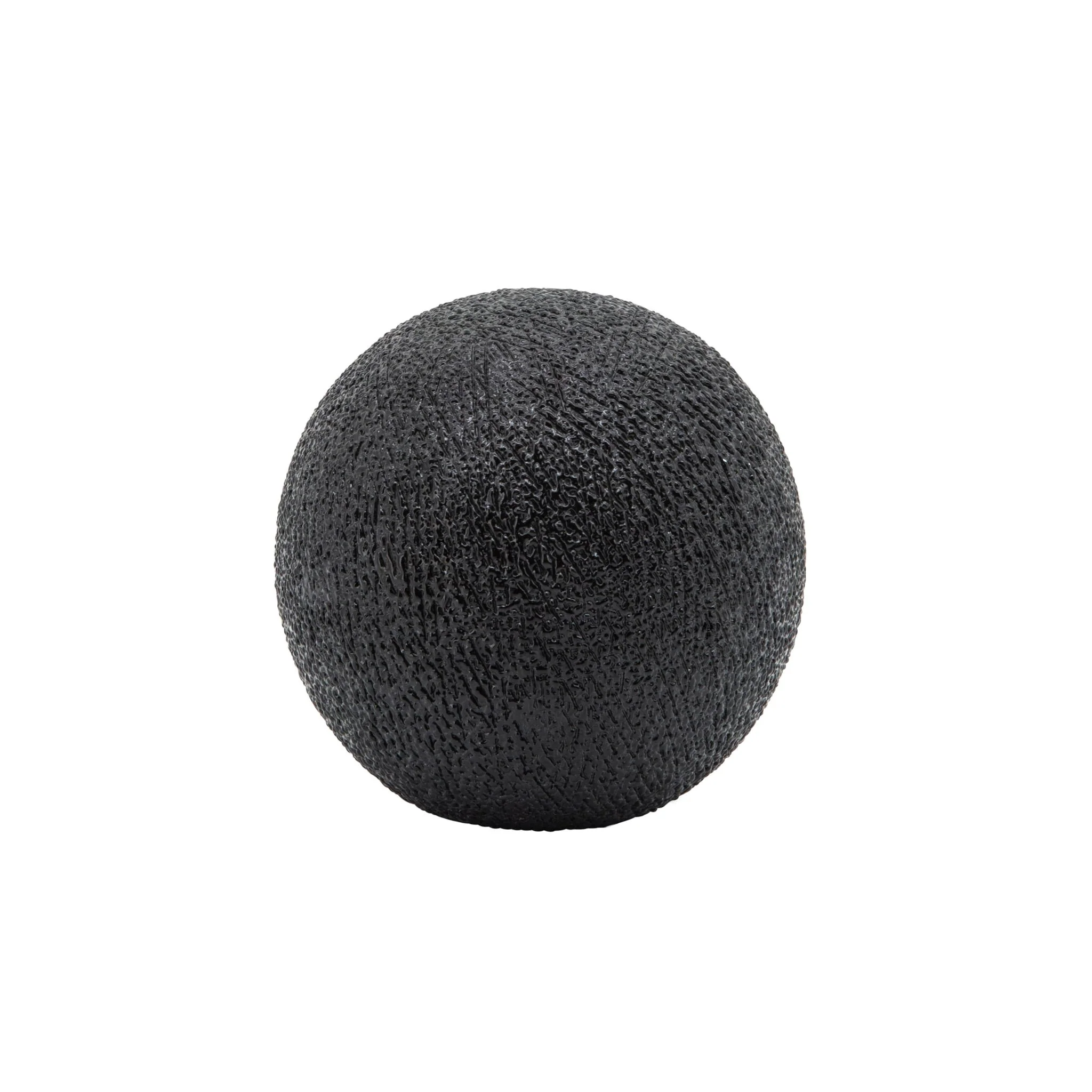 S/3  6/5/4" Beaded Orbs, Black - Image 4