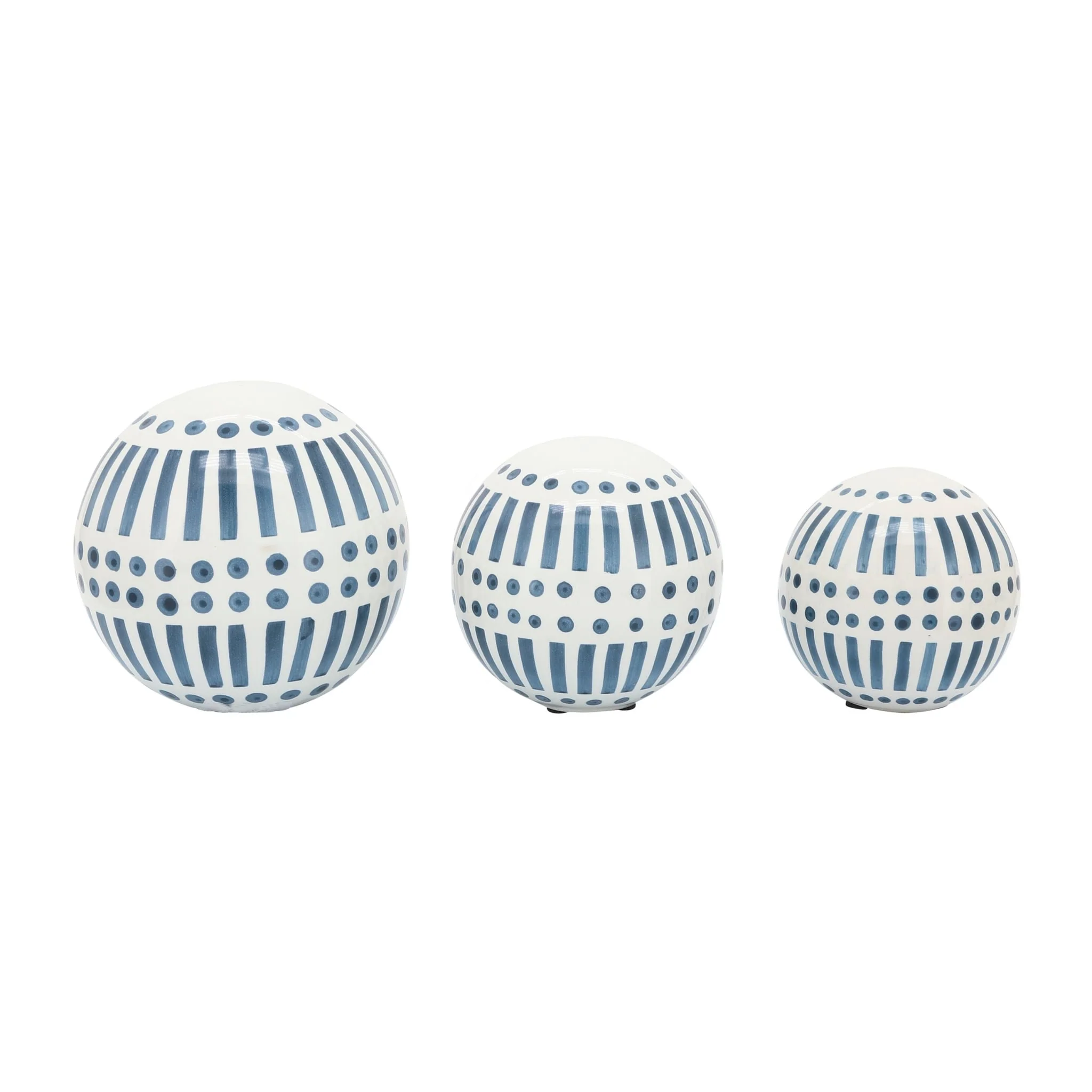 S/3 6/5/4" Orbs, Navy - Image 2