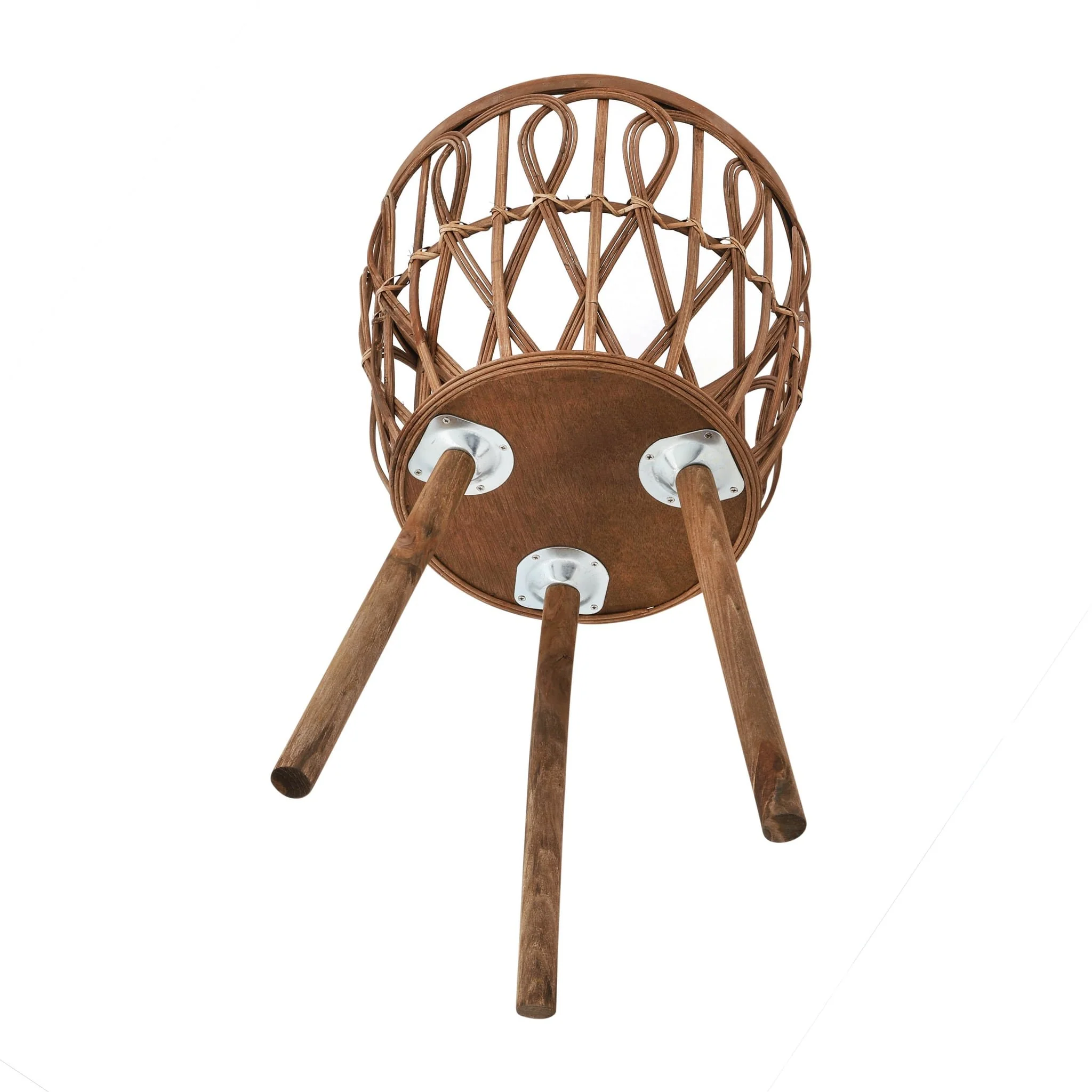 S/3 Bamboo Planters 11/13/15" Brown - Image 6