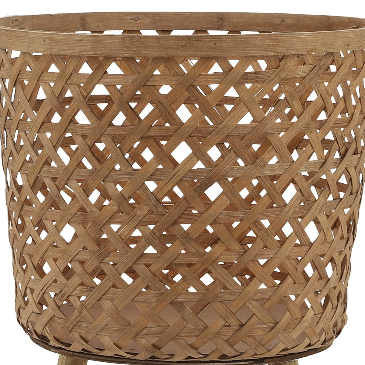 S/3 Bamboo Planters 11/13/15" Natural - Image 3
