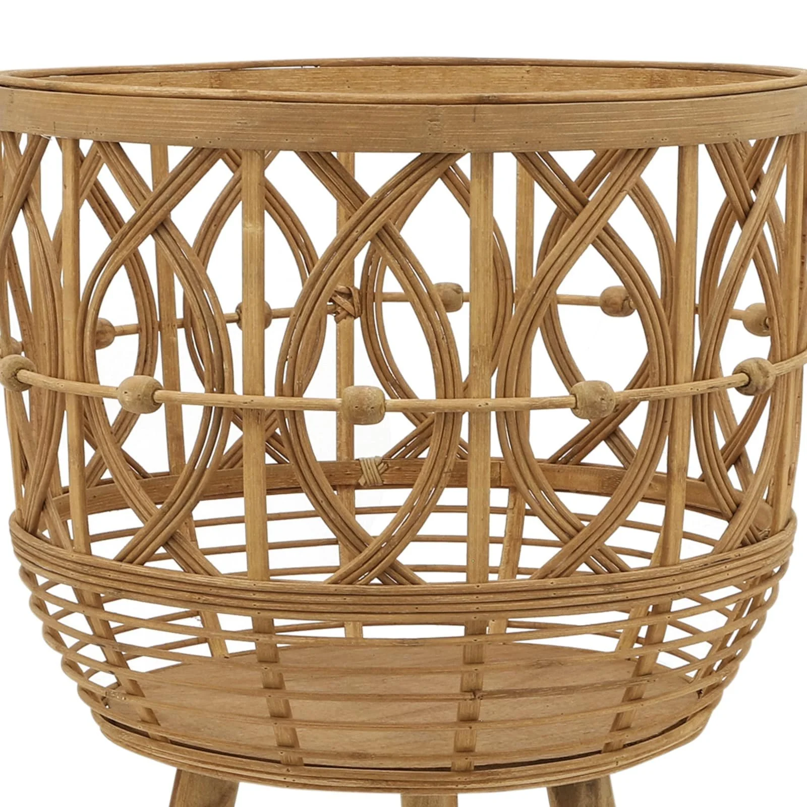 S/3 Bamboo Planters 11/13/15" Natural - Image 7