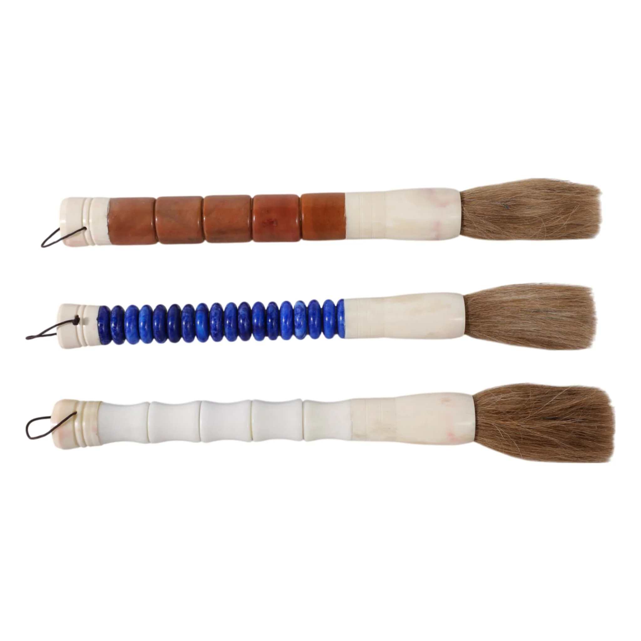 S/3 Jade Calligraphy Brush, Multi - Image 3
