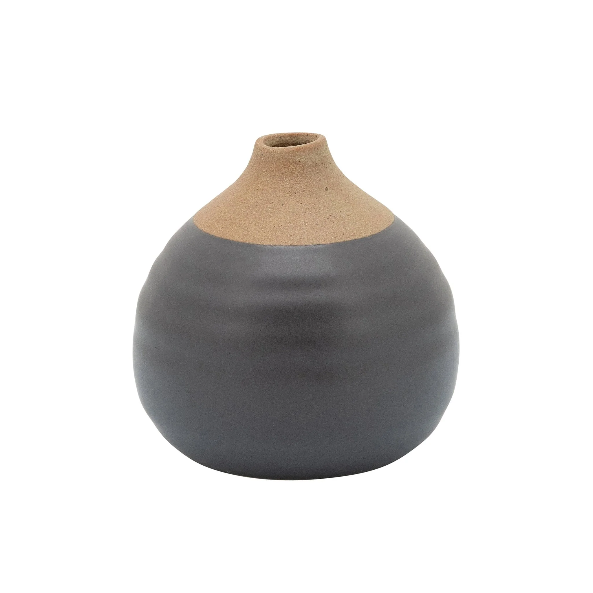 S/3 Matte Bud Vases, Black/gray/white - Image 3