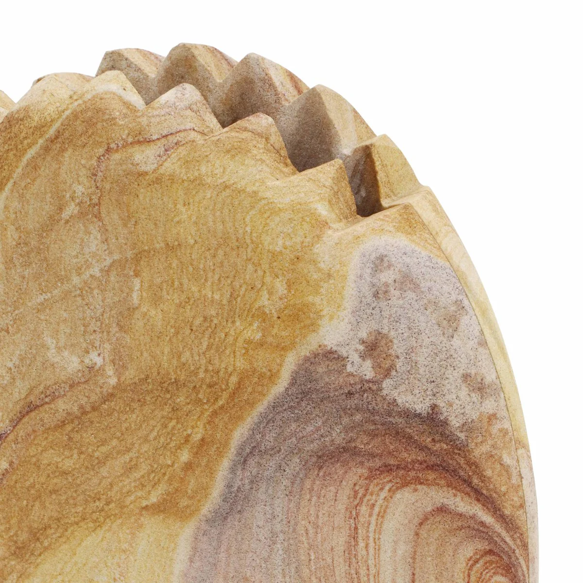 Saava Mantis Stone Vase in Sandstone - Image 4