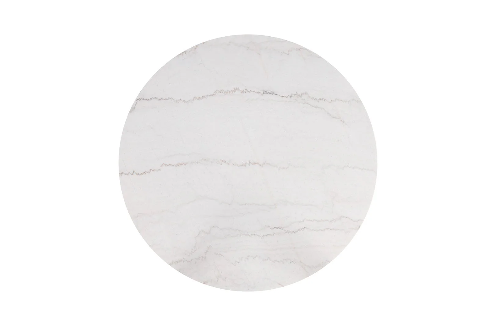 Sabro Round Dining Table w/ Marble Top, Black/White - Image 6