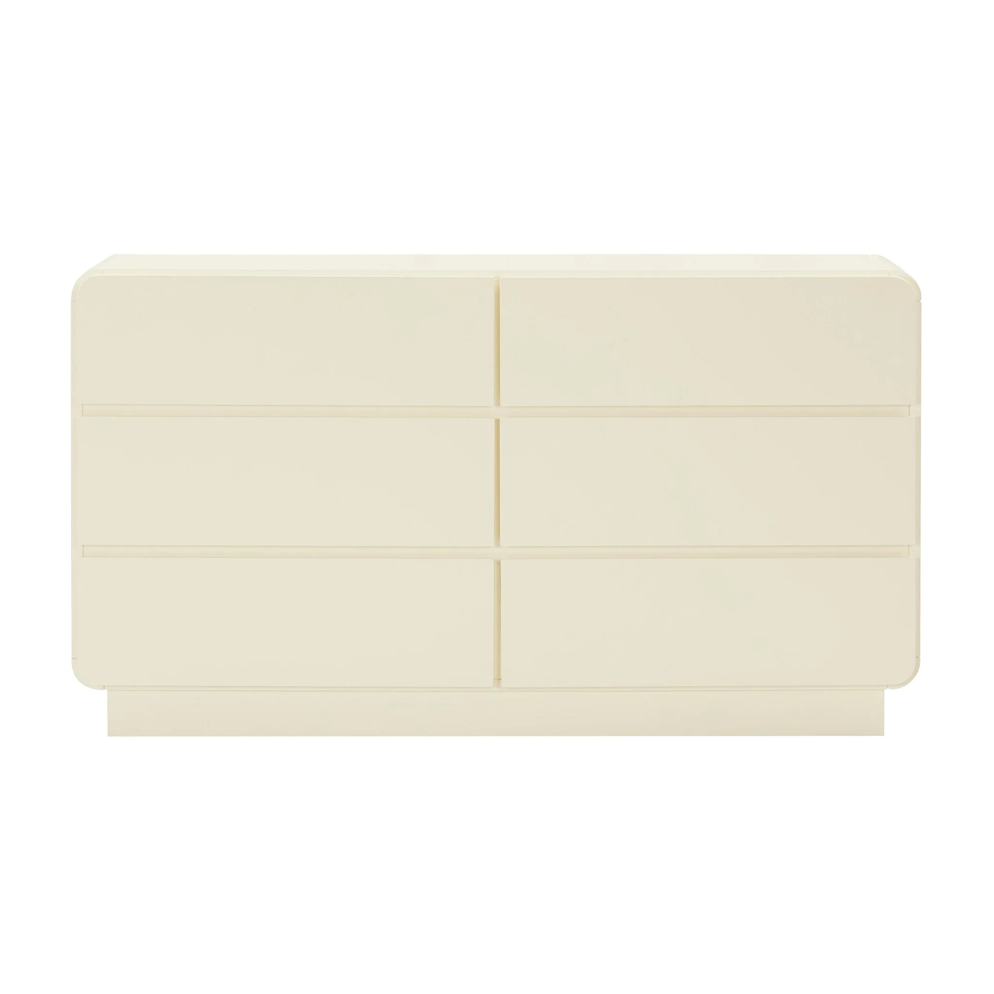 Sagura Cream 6-Drawer Dresser - Image 3