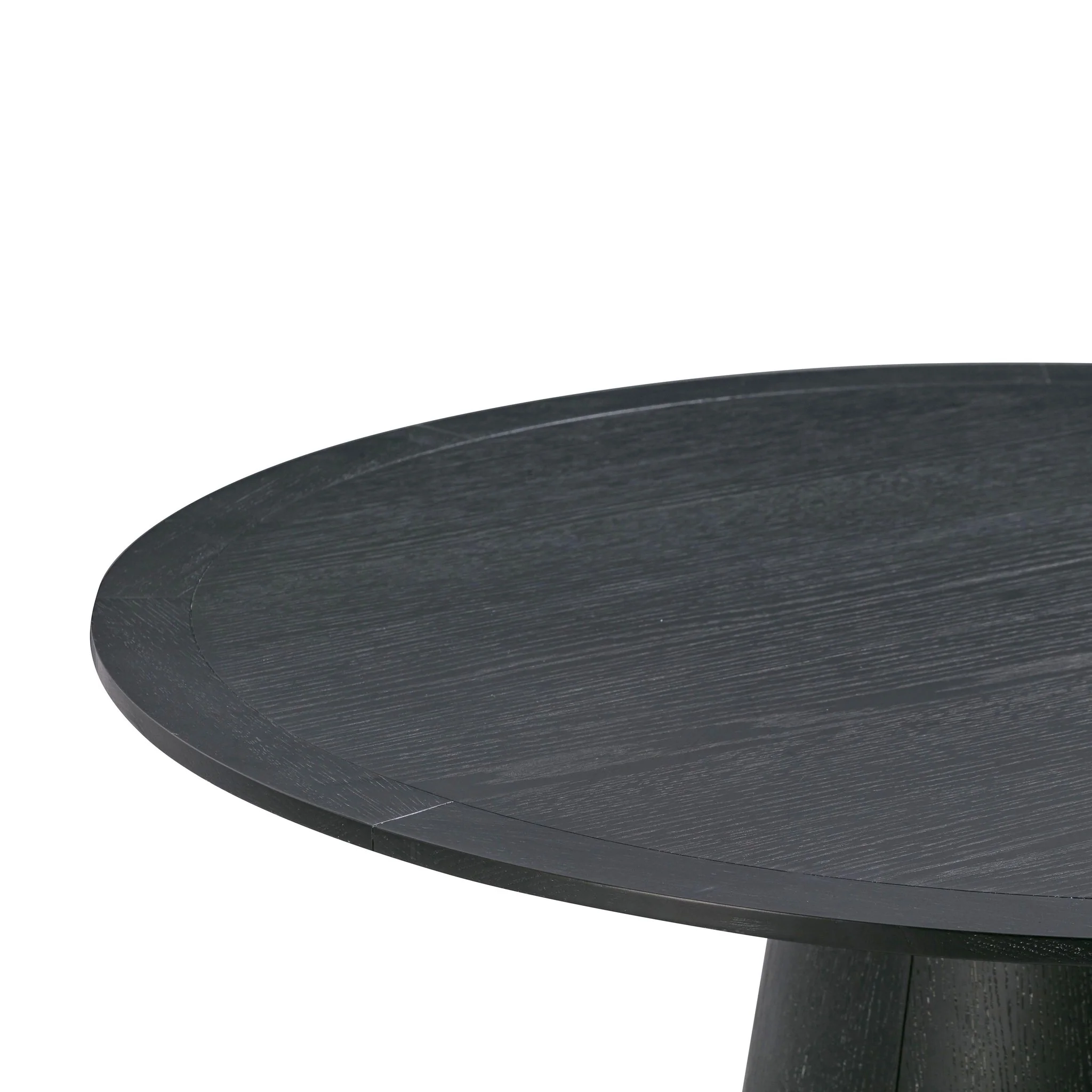 Sahara Black Oak Round Dining Table - Image 4