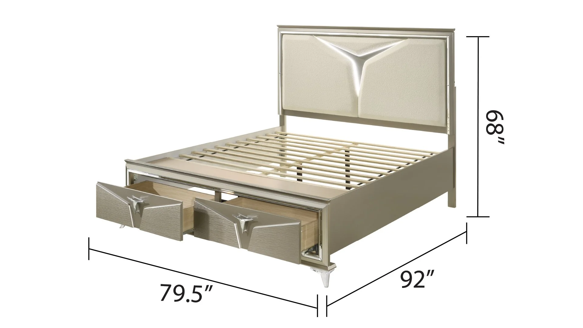 Samantha King 5 Pc Bedroom Set - Image 6