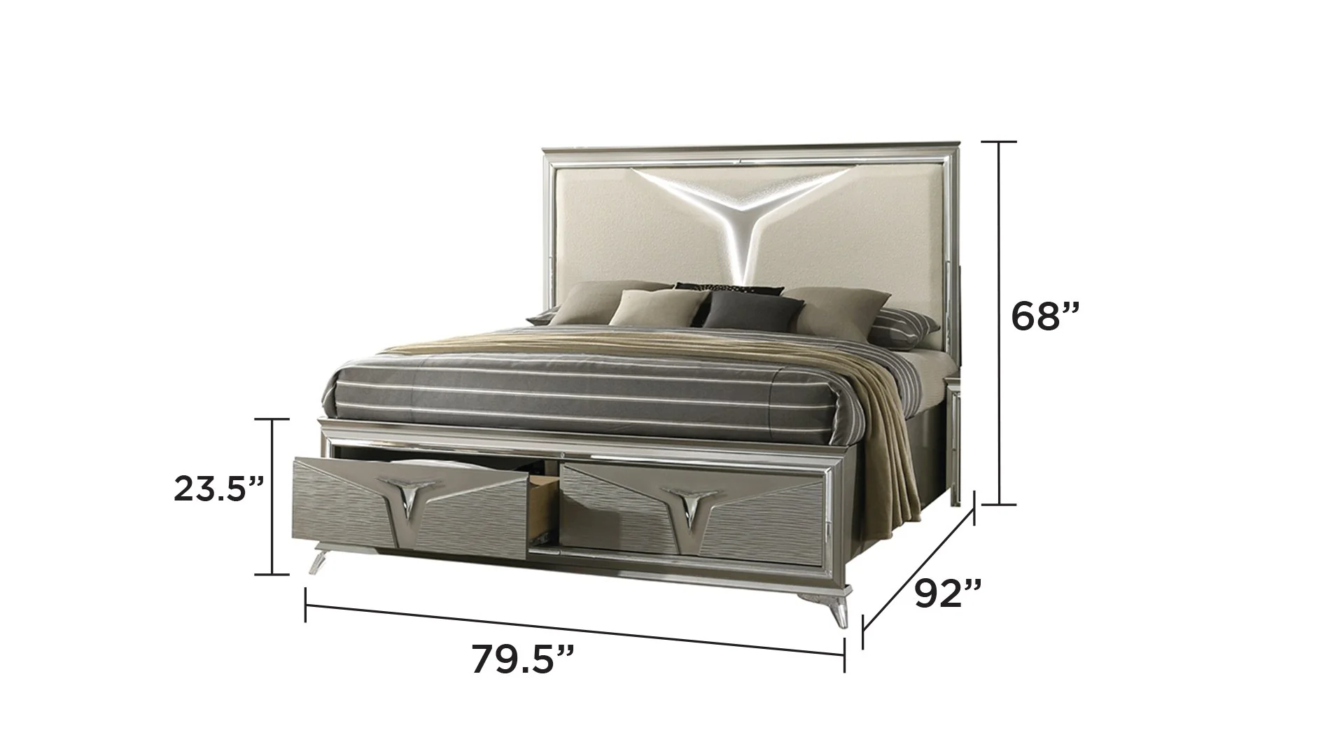 Samantha King Bed - Image 6