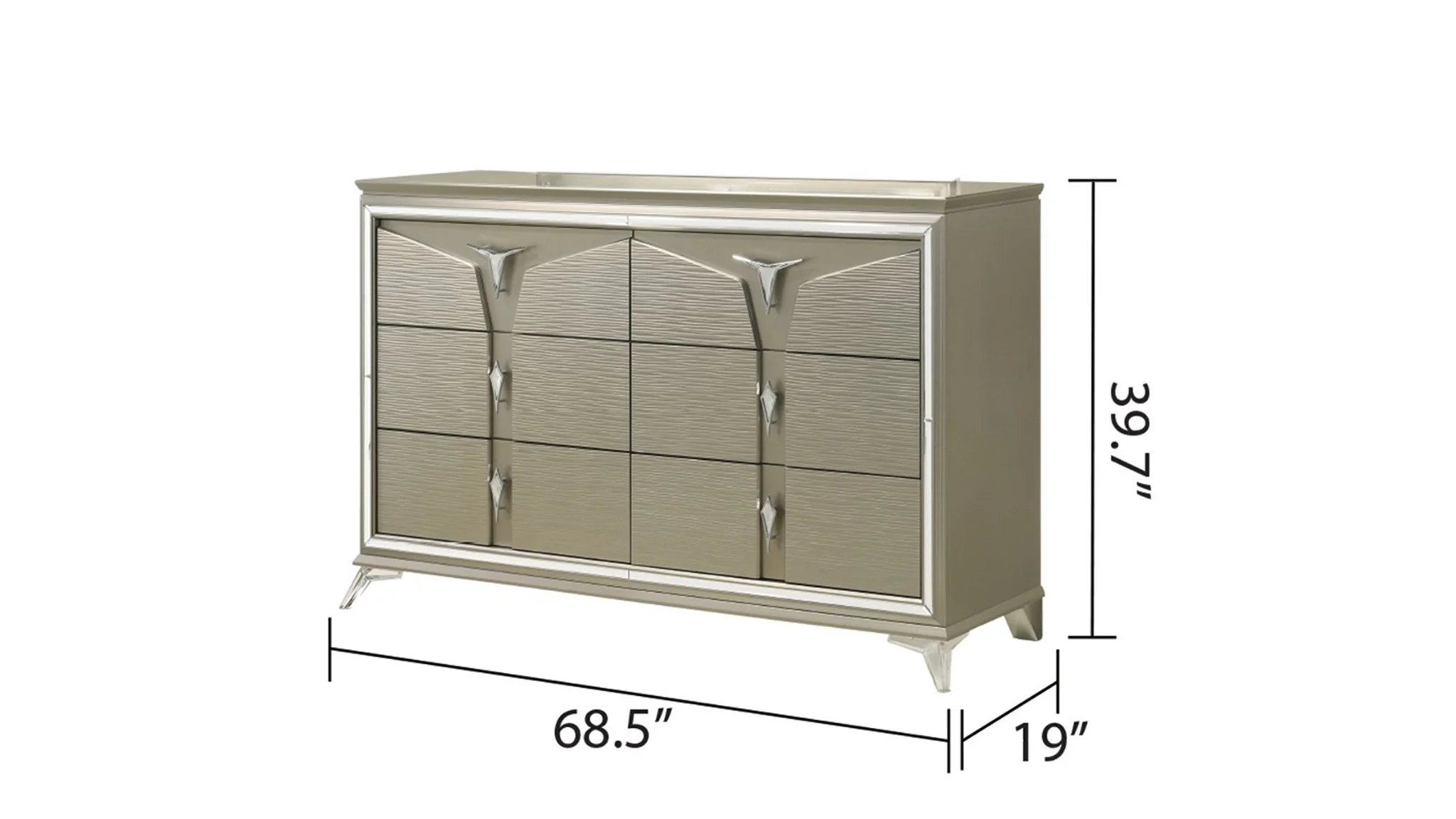 Samantha Queen 4 Pc Bedroom Set - Image 10