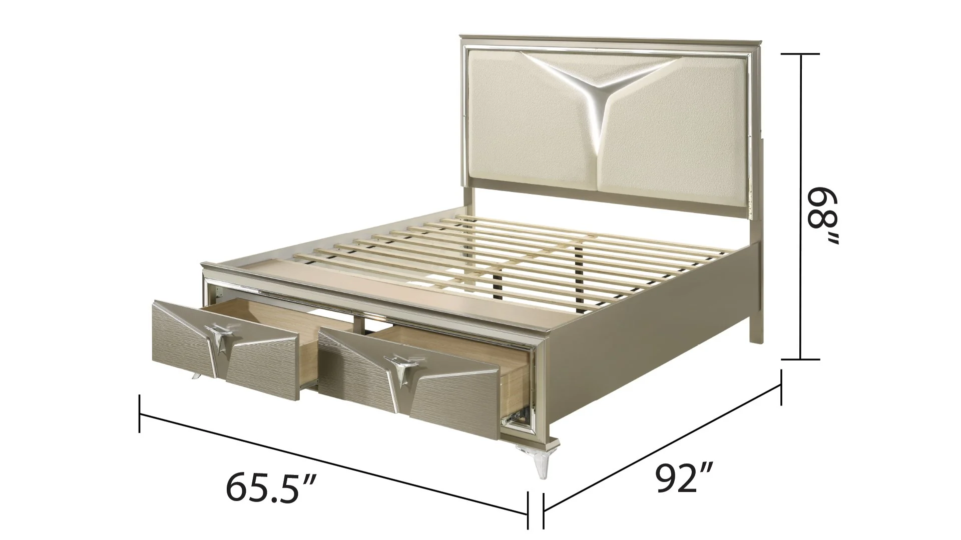 Samantha Queen 5 Pc Bedroom Set - Image 6