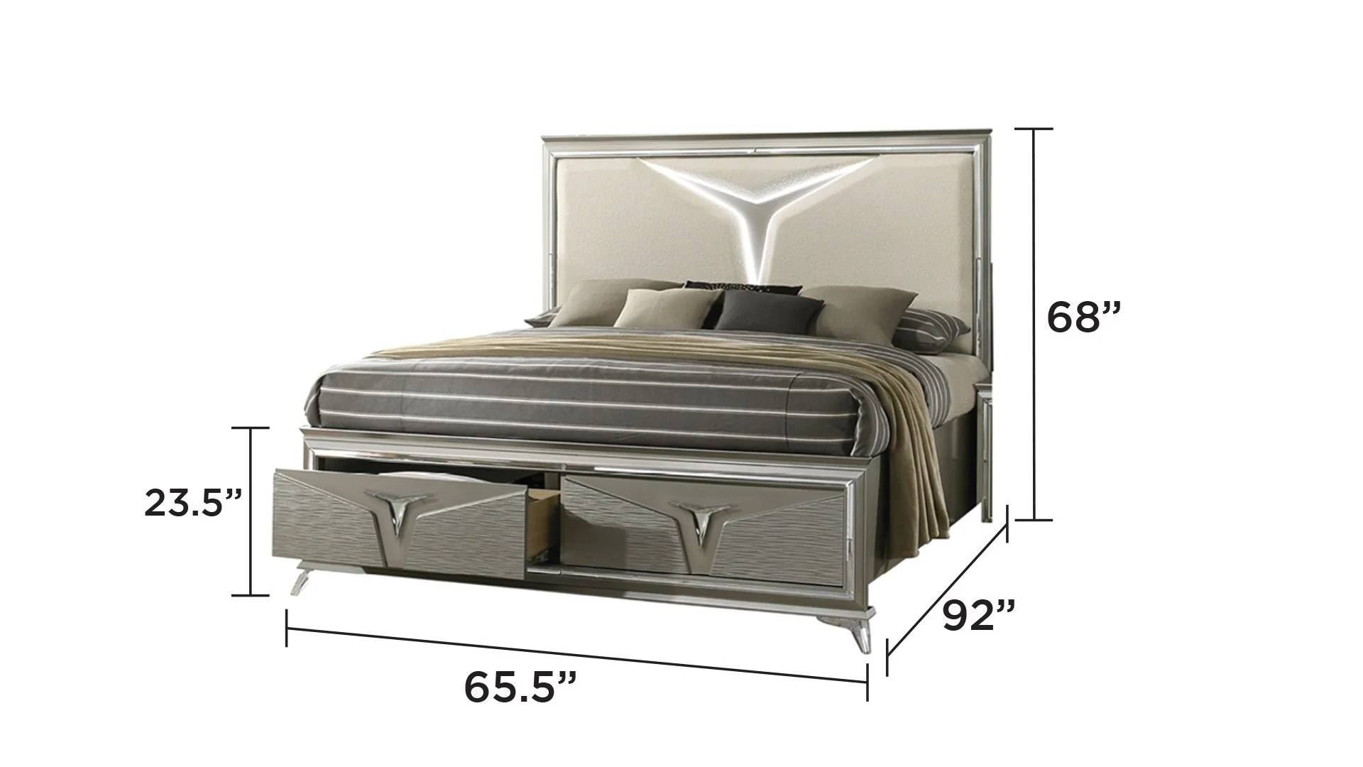 Samantha Queen Bed - Image 6
