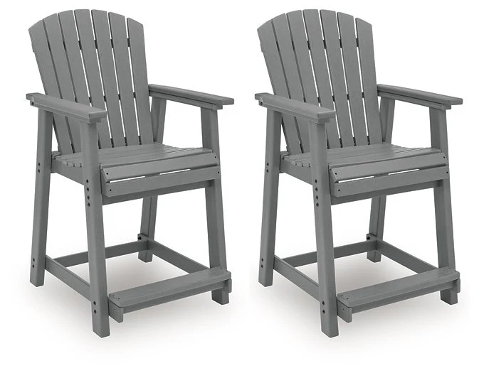Sanctuary Beach Outdoor Counter Height Bar Stool (Set of 2) - Image 3