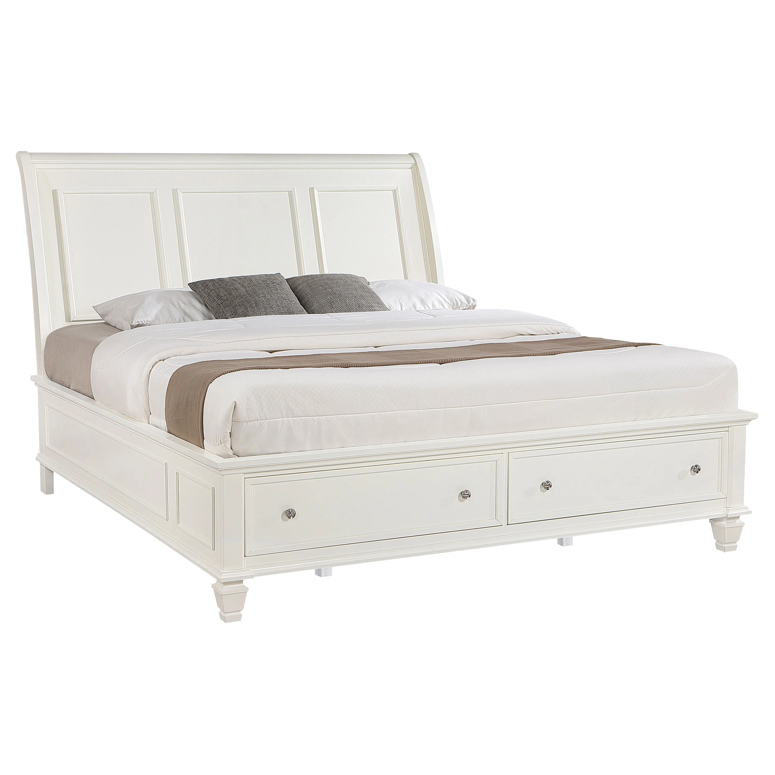 Sandy Beach Panel Platform Storage Bed - Image 10