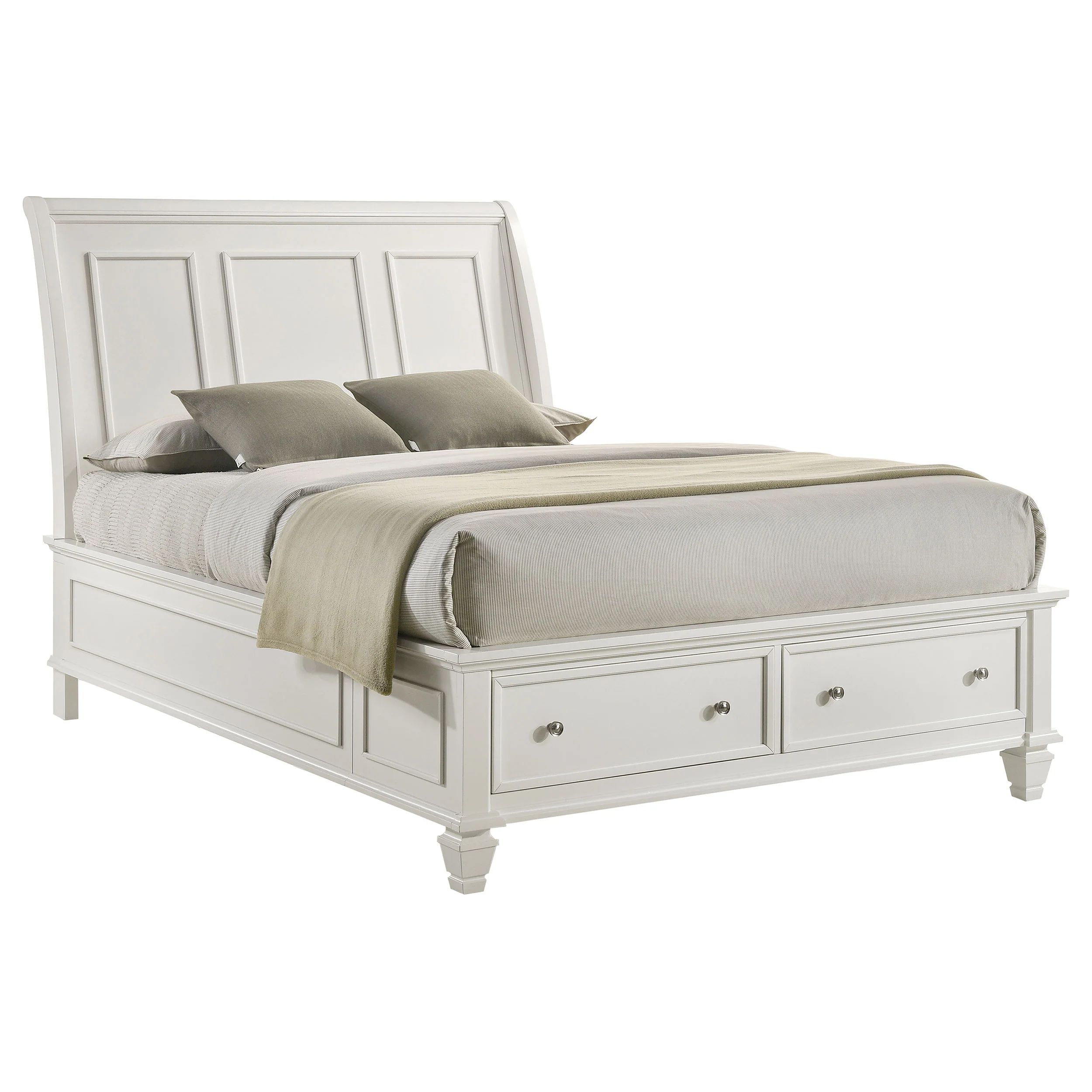 Sandy Beach Panel Platform Storage Bed - Image 3