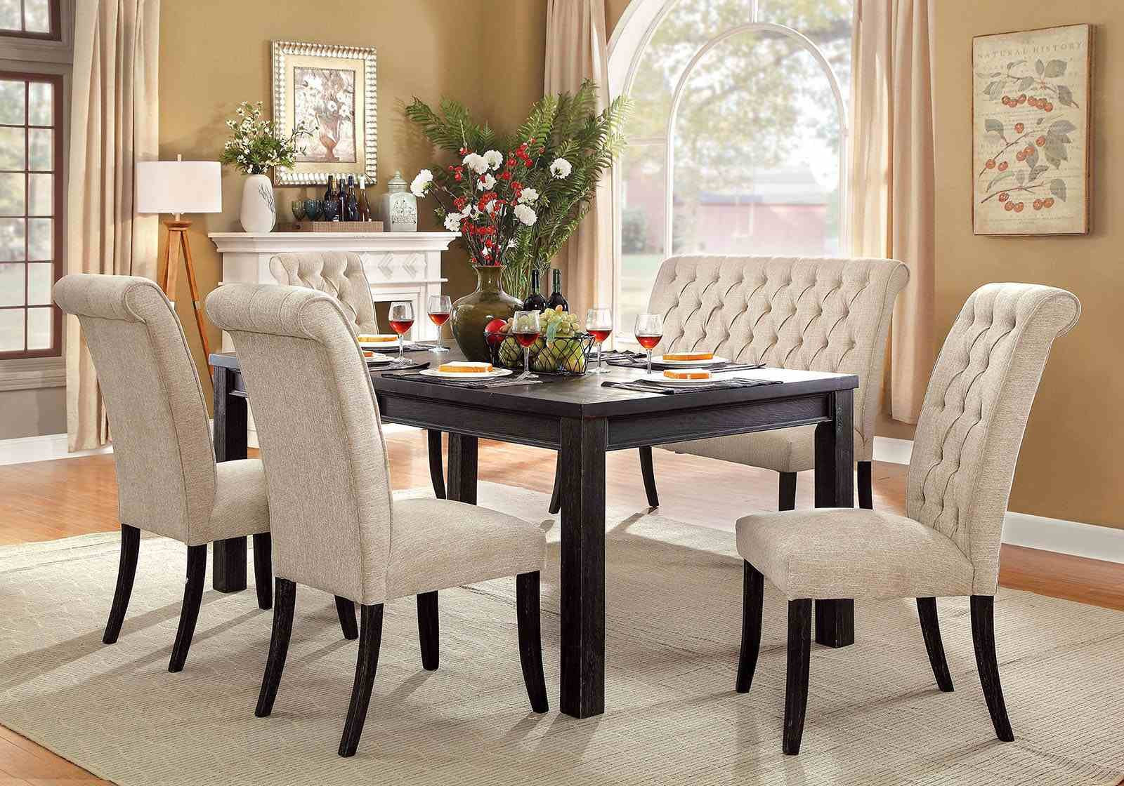 Sania 7 Pc. Dining Table Set - Image 2
