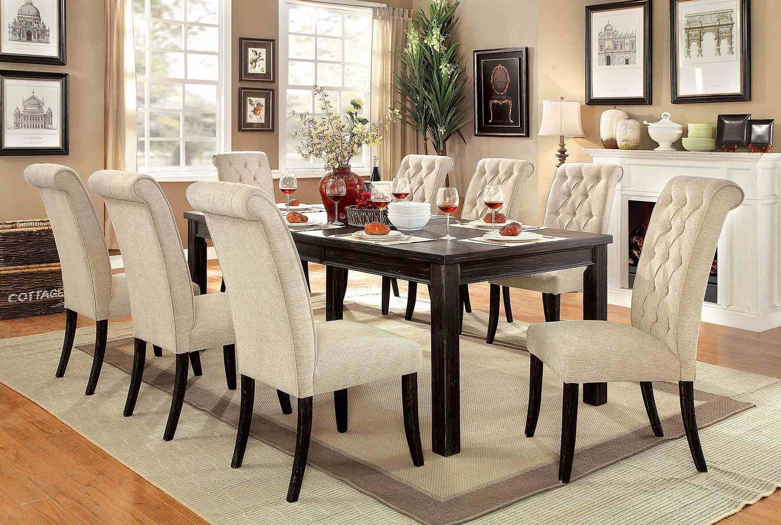Sania 7 Pc. Dining Table Set - Image 2