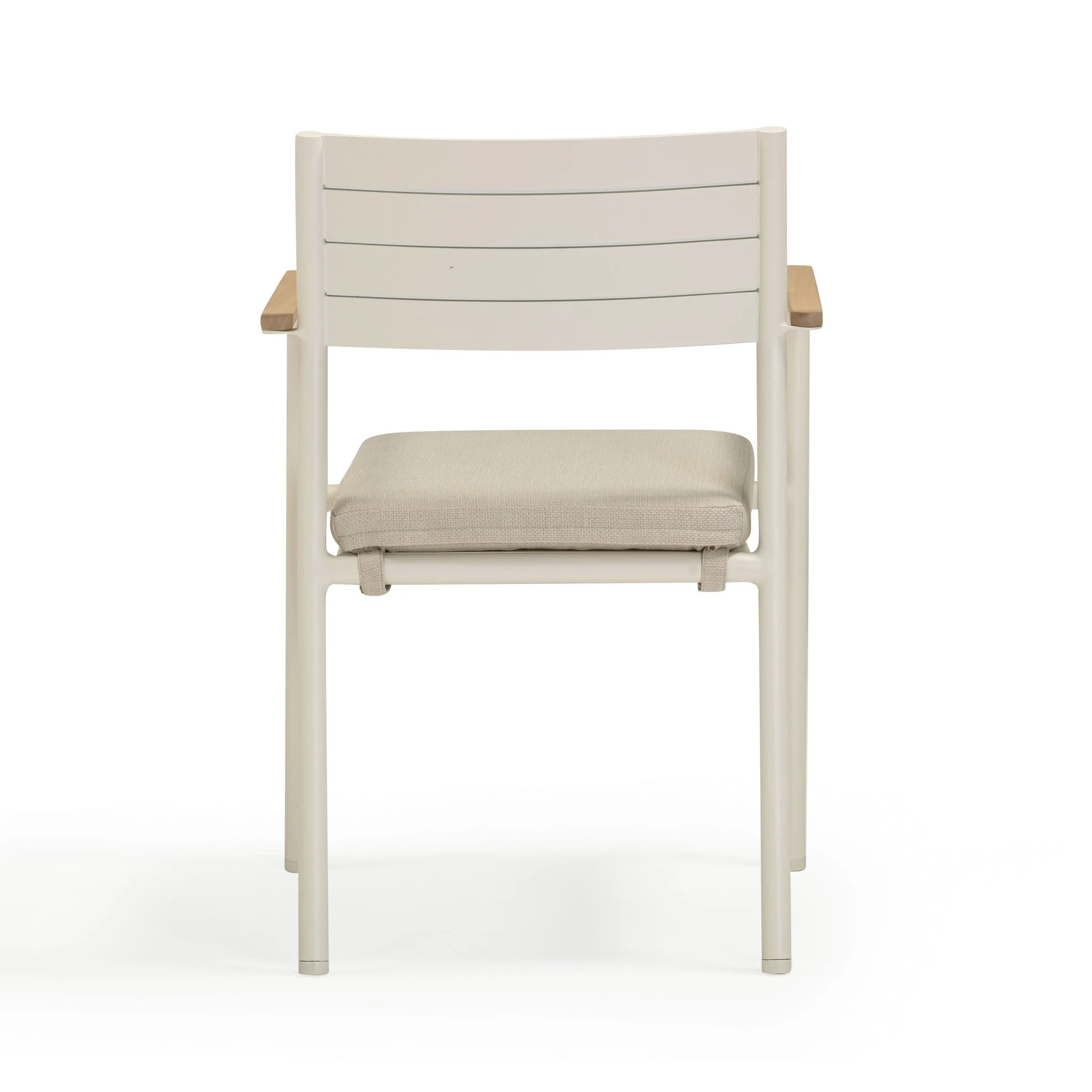 Sardinia Cream Outdoor Dining Chair - Set of 2 - Image 6