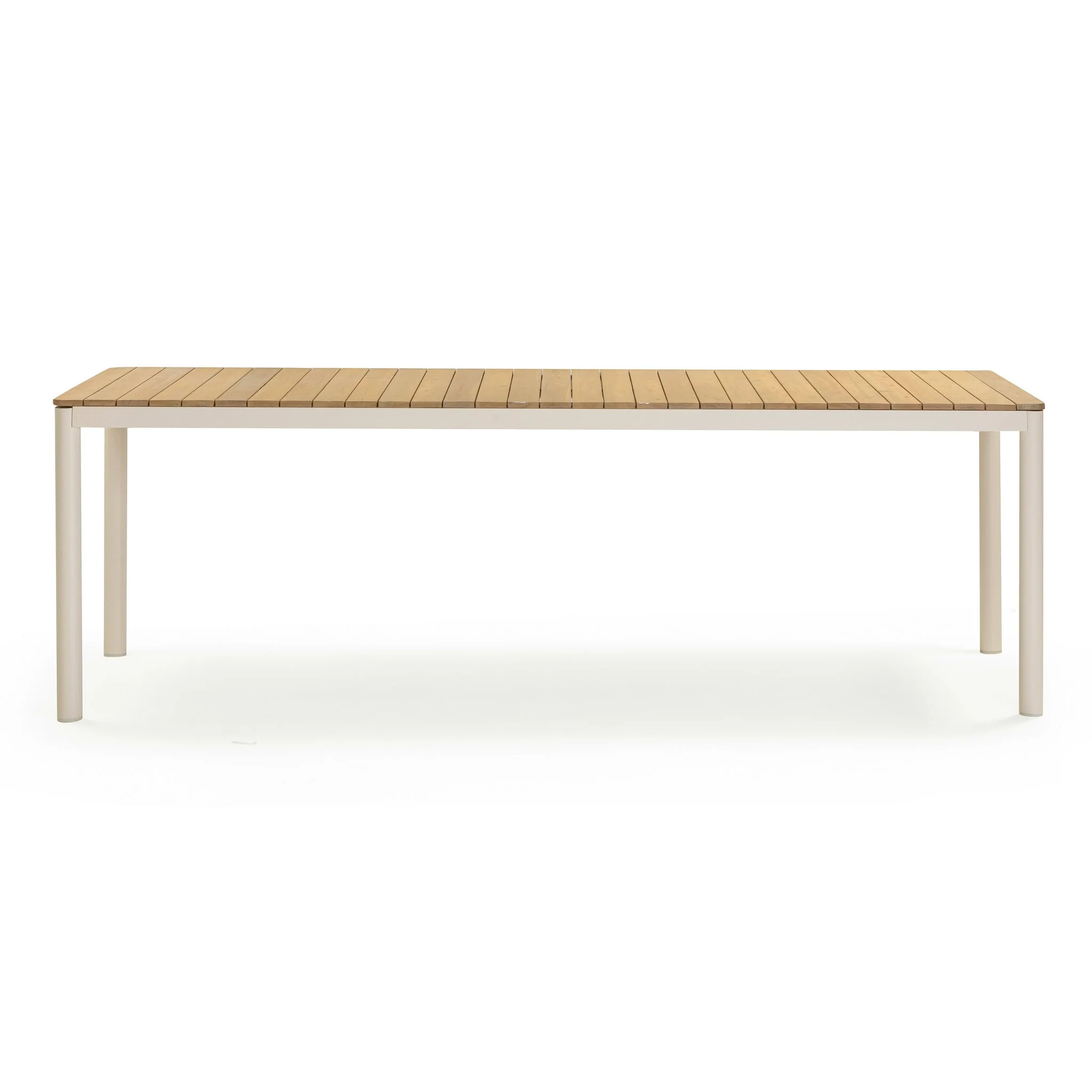 Sardinia Light Teak Outdoor Dining Table - Image 3