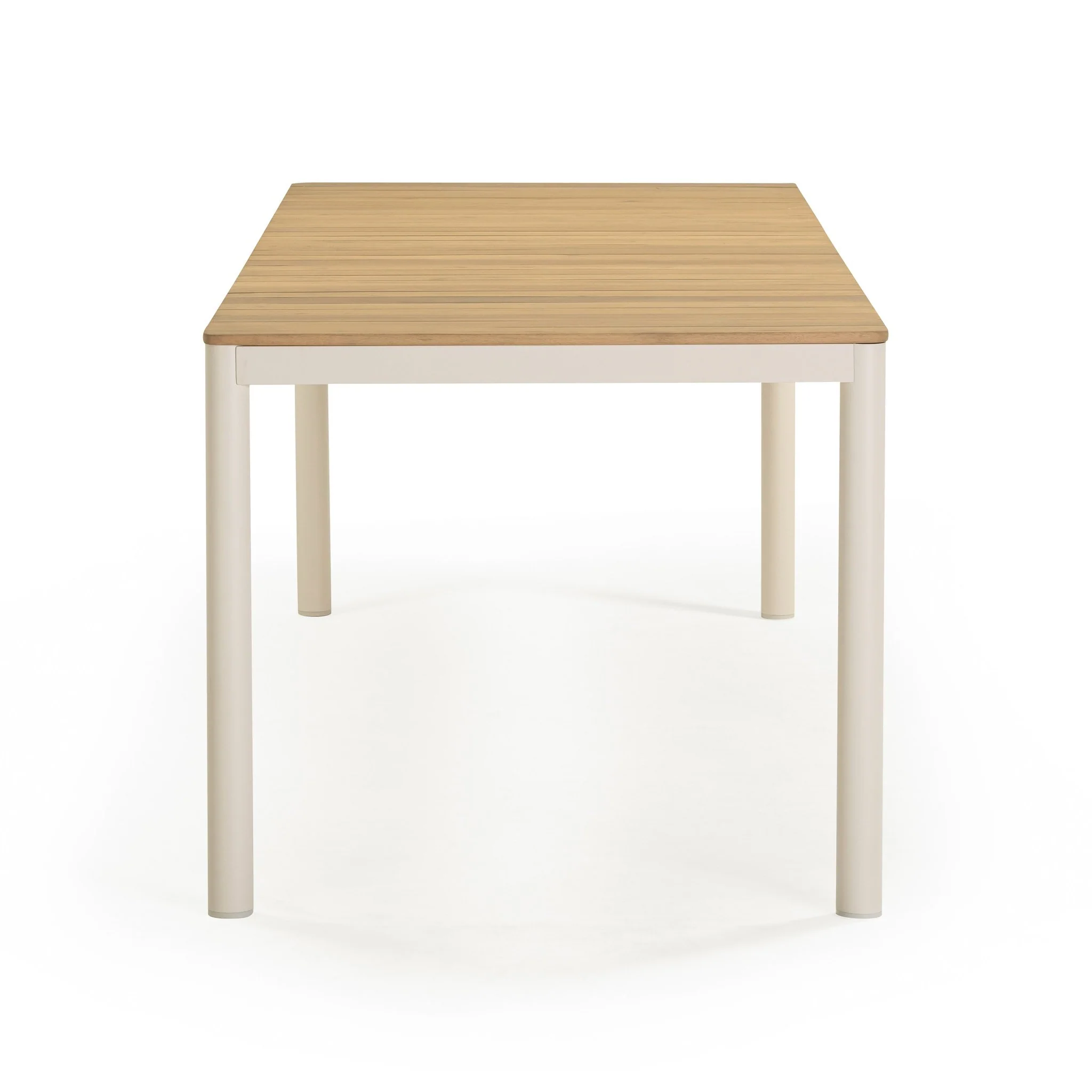 Sardinia Light Teak Outdoor Dining Table - Image 4