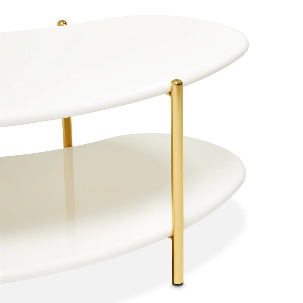 Sassani Cocktail Table - Pearl White/Gold - Image 9