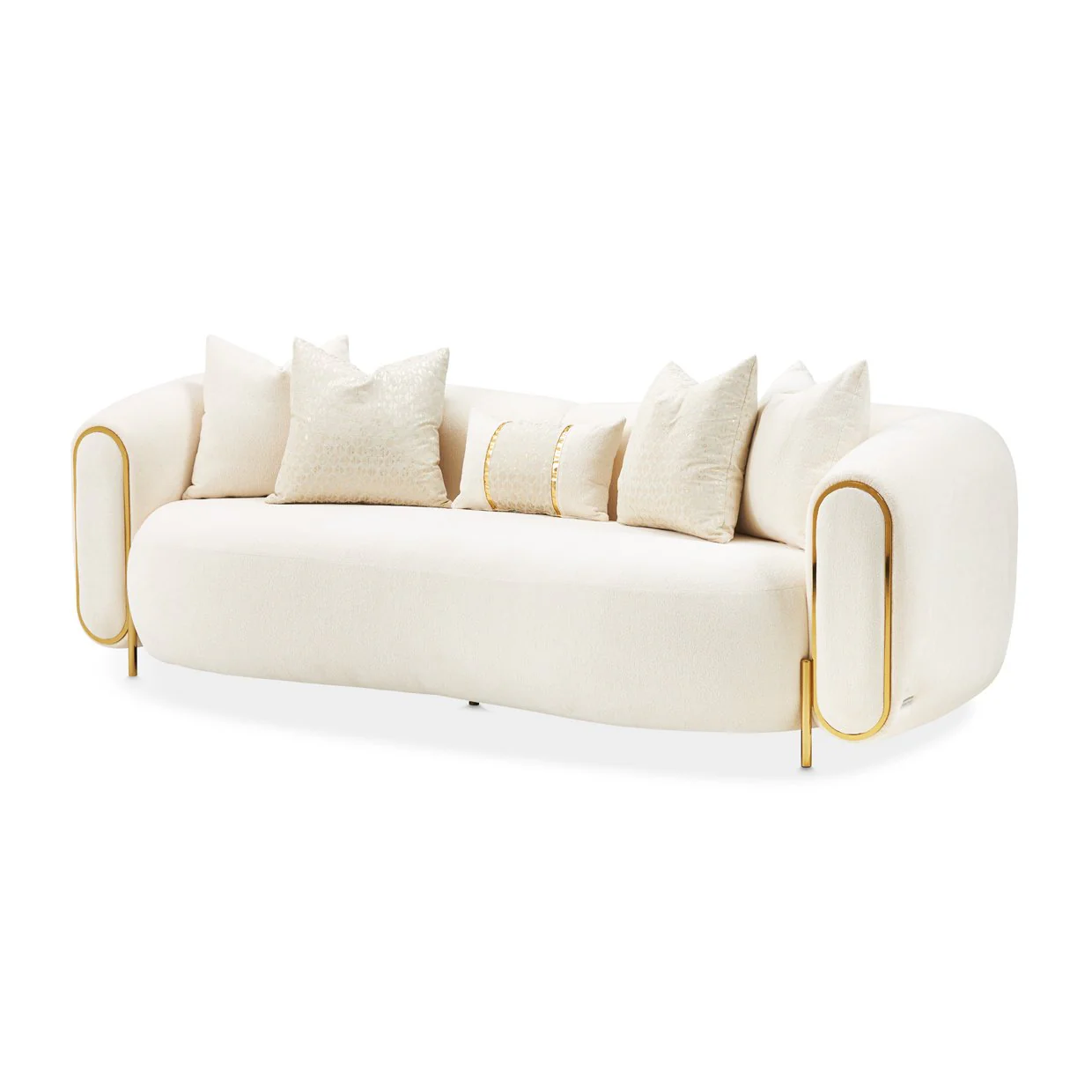 Sassani Sofa - Crepe/Gold - Image 17
