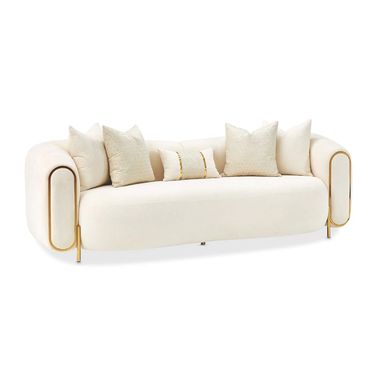 Sassani Sofa - Crepe/Gold - Image 2