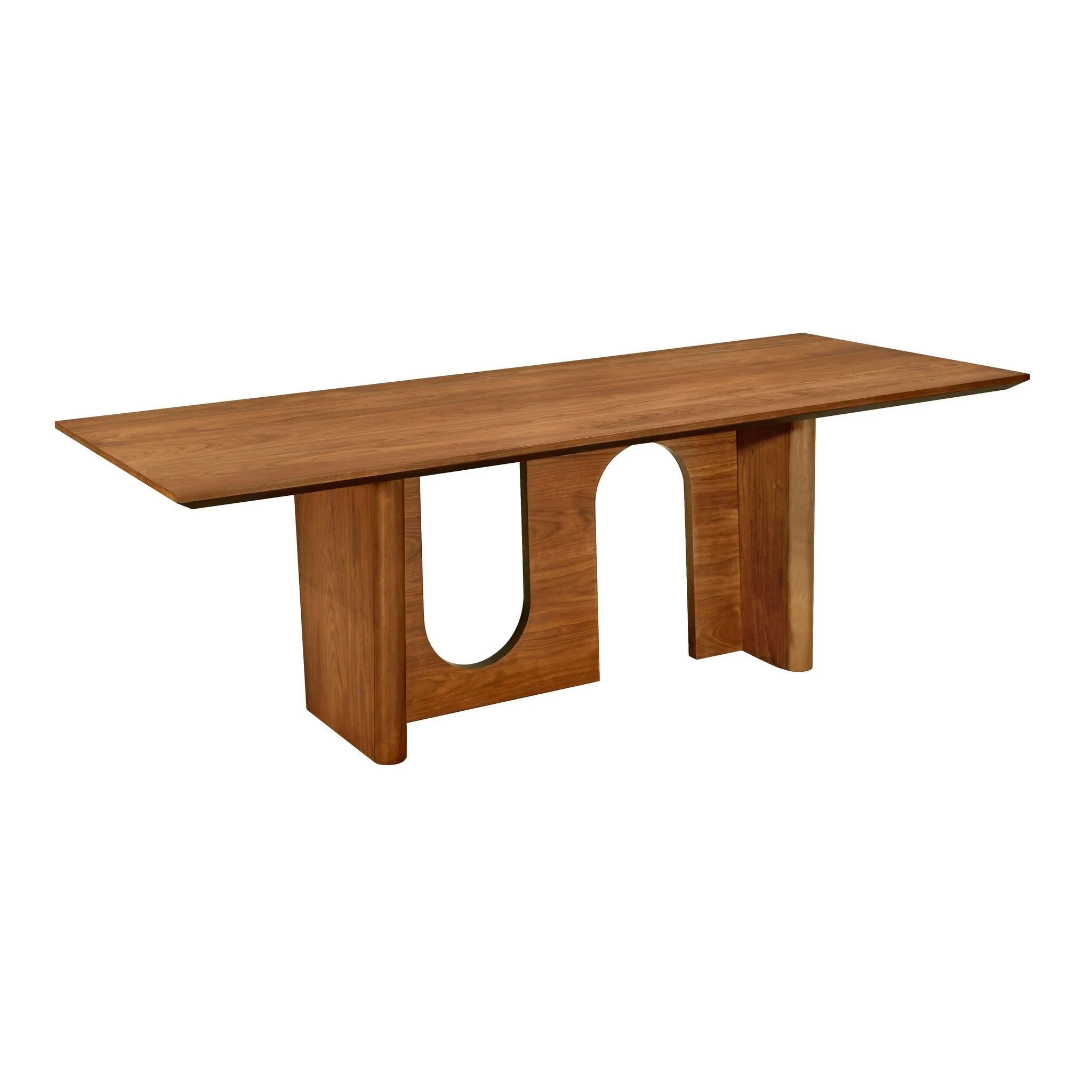 Satra Walnut Rectangular Dining Table - Image 3