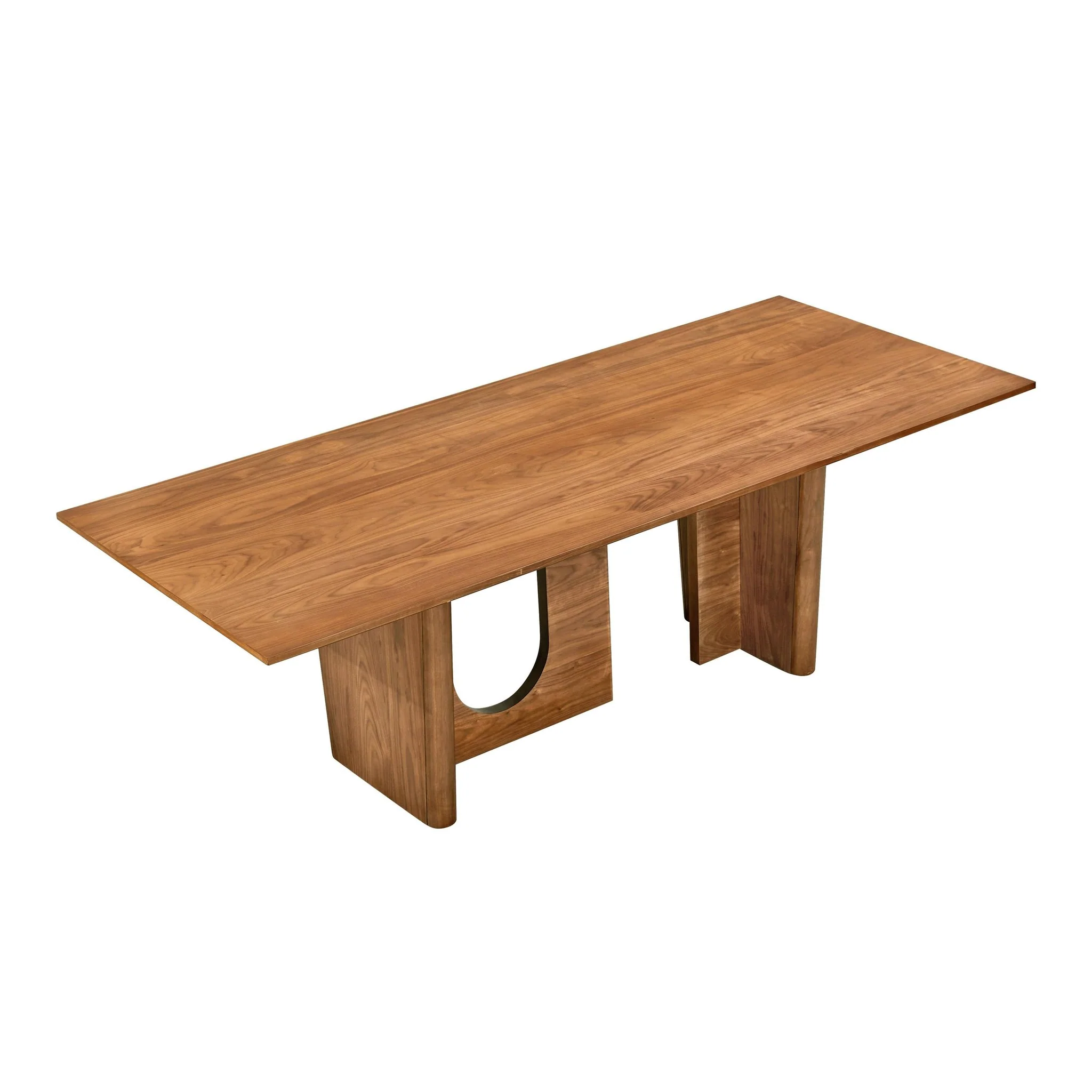 Satra Walnut Rectangular Dining Table - Image 4