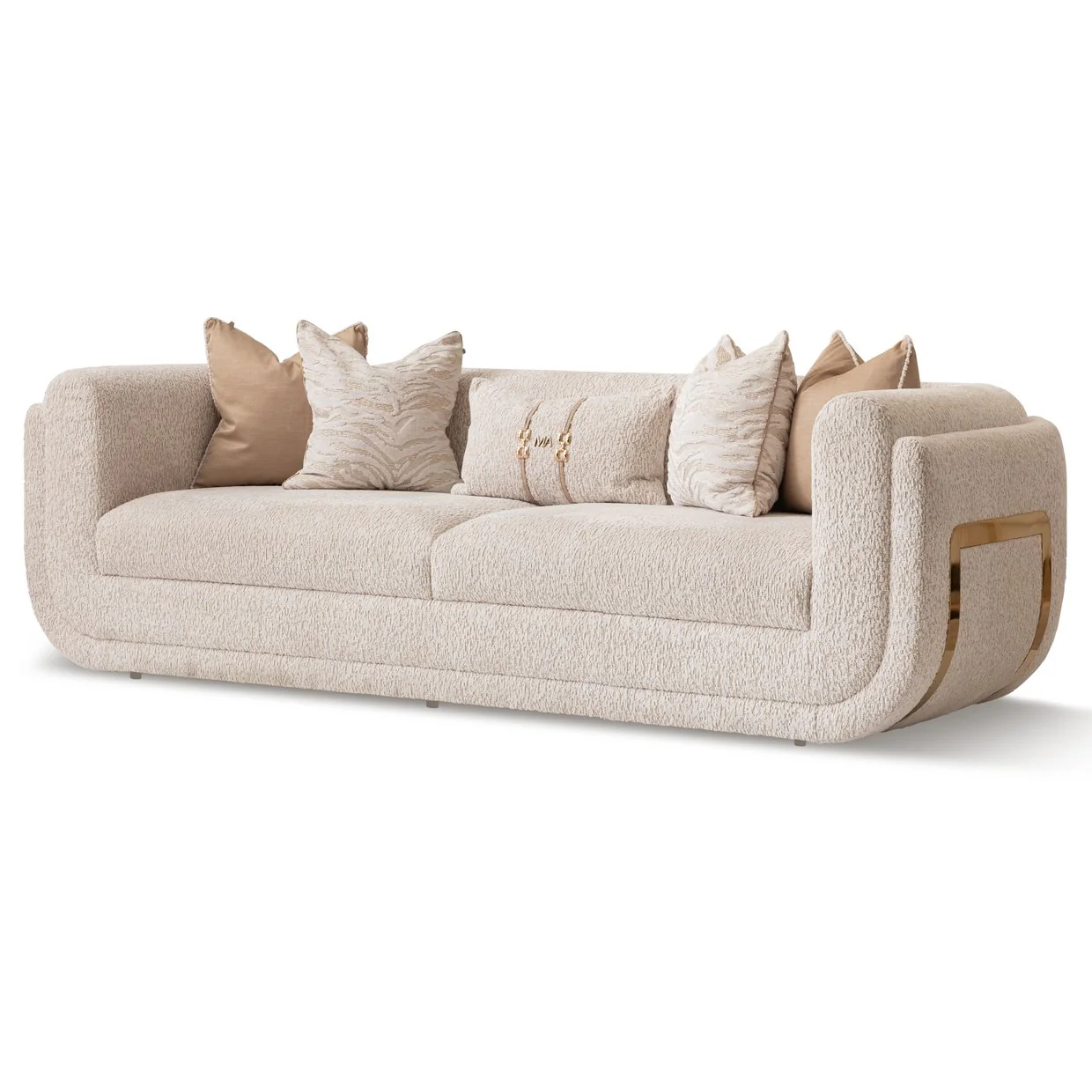 Savannah Breeze Standard Sofa - Cashmere/Bright Gold - Image 7