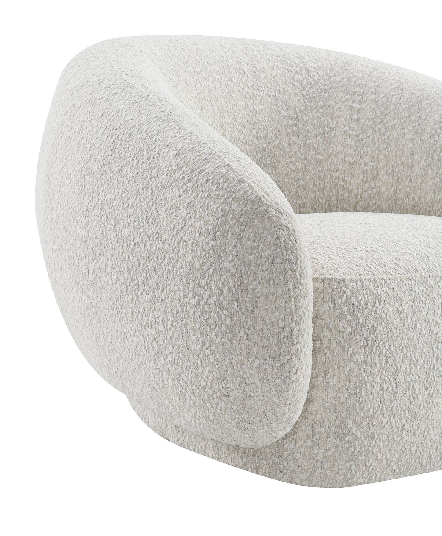 Savino Swivel Chair, Beige - Image 7