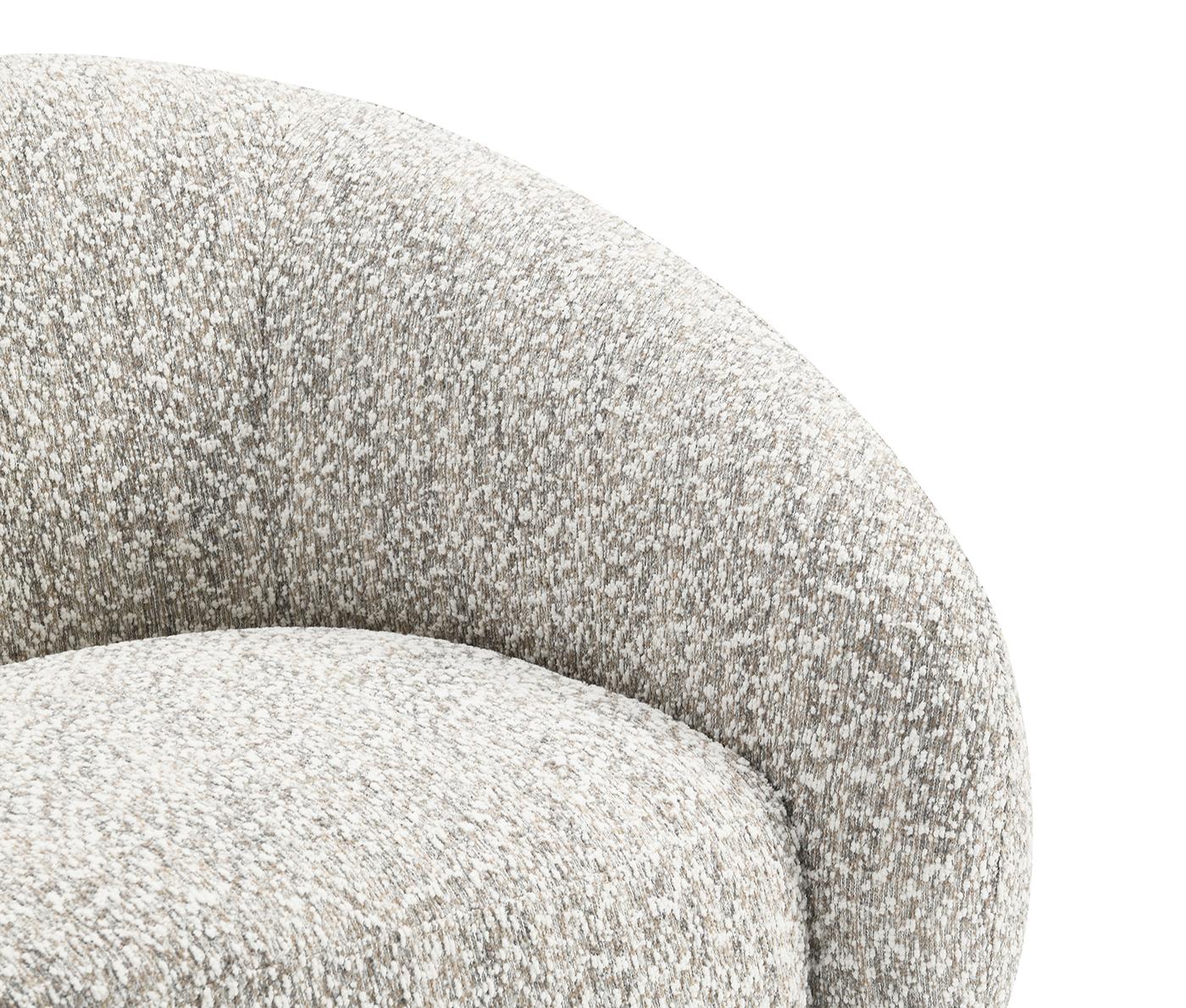 Savino Swivel Chair, Brown - Image 5