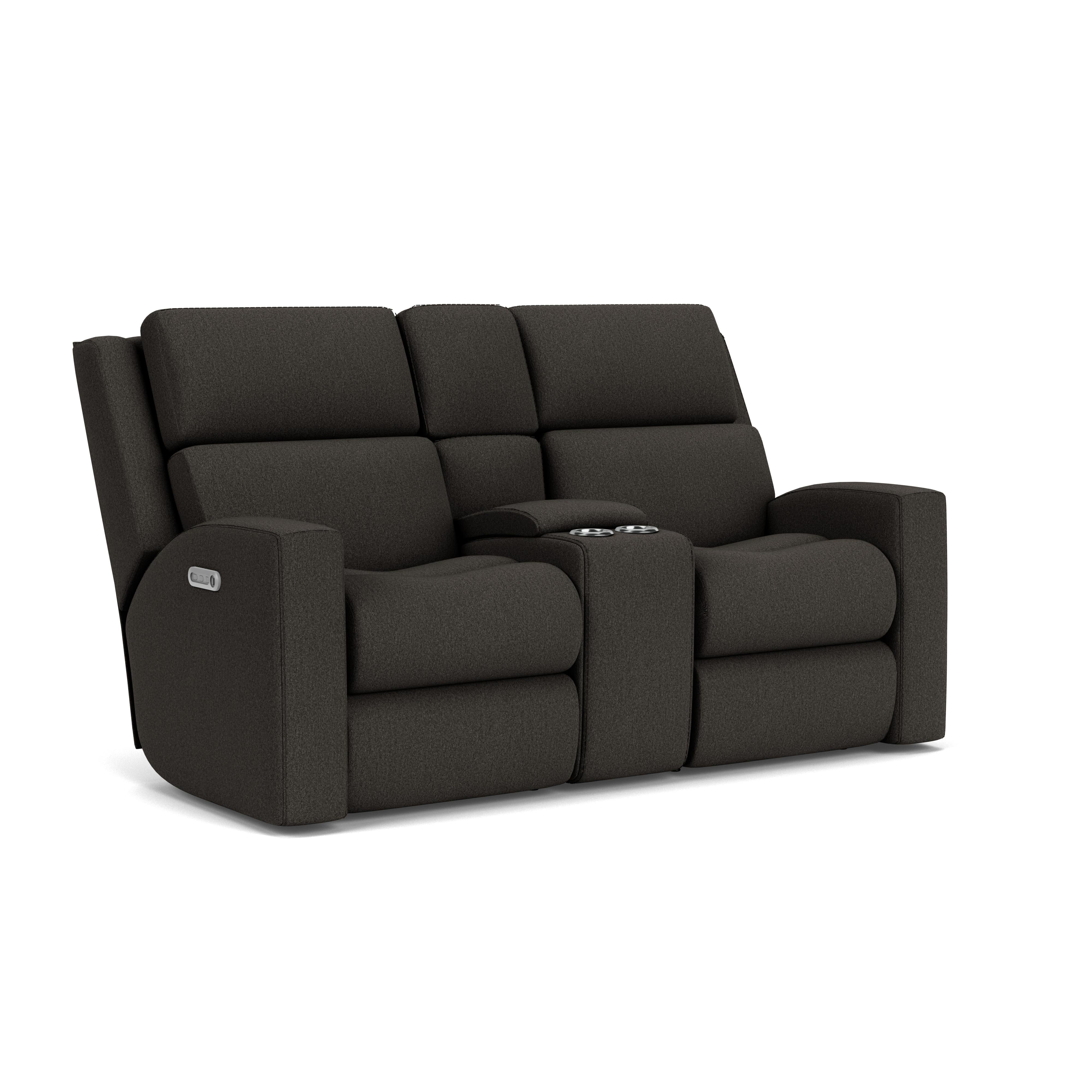 Score 2805-601L Power Reclining Loveseat with Console & Power Headrests & Lumbar - Image 3