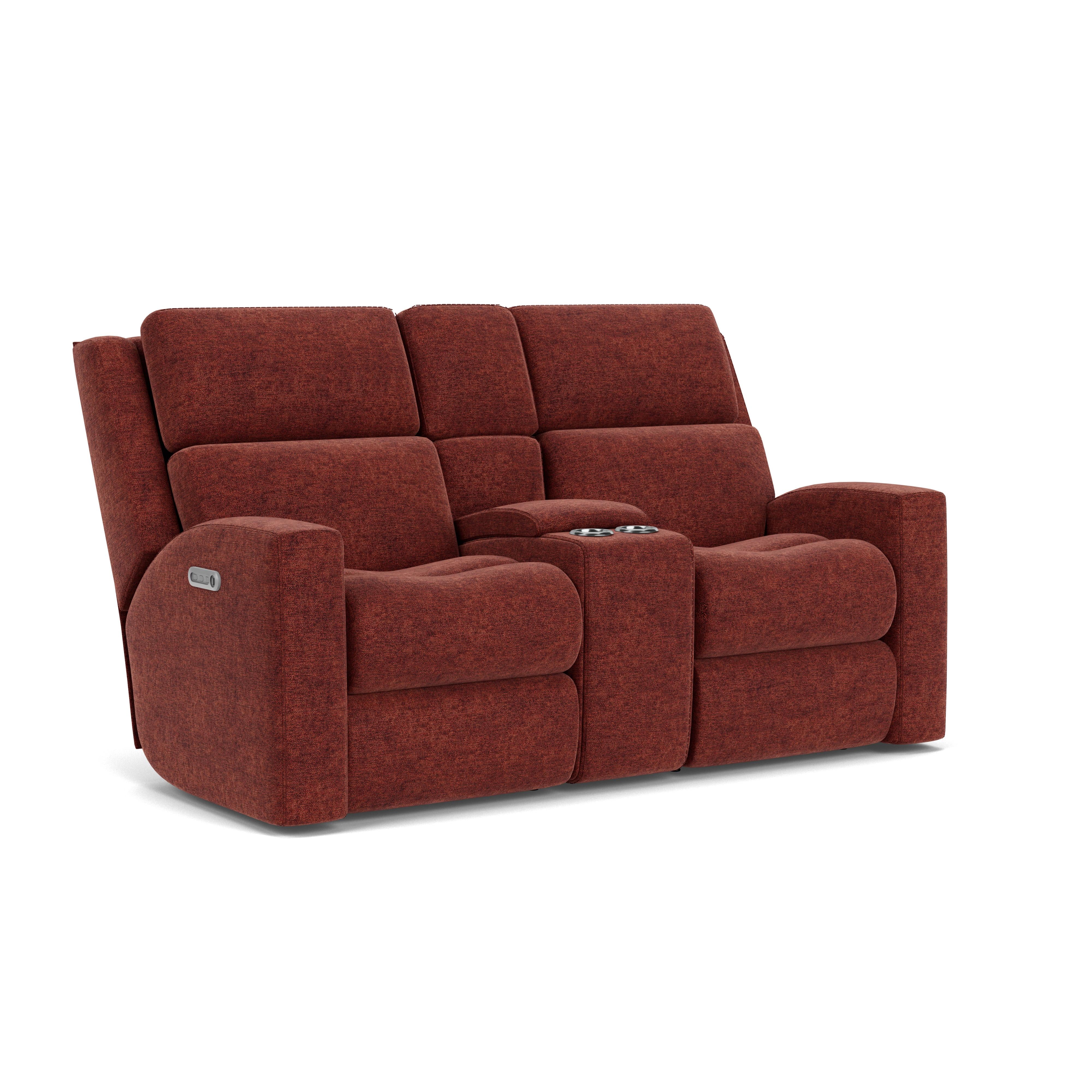 Score 2805-601L Power Reclining Loveseat with Console & Power Headrests & Lumbar - Image 4